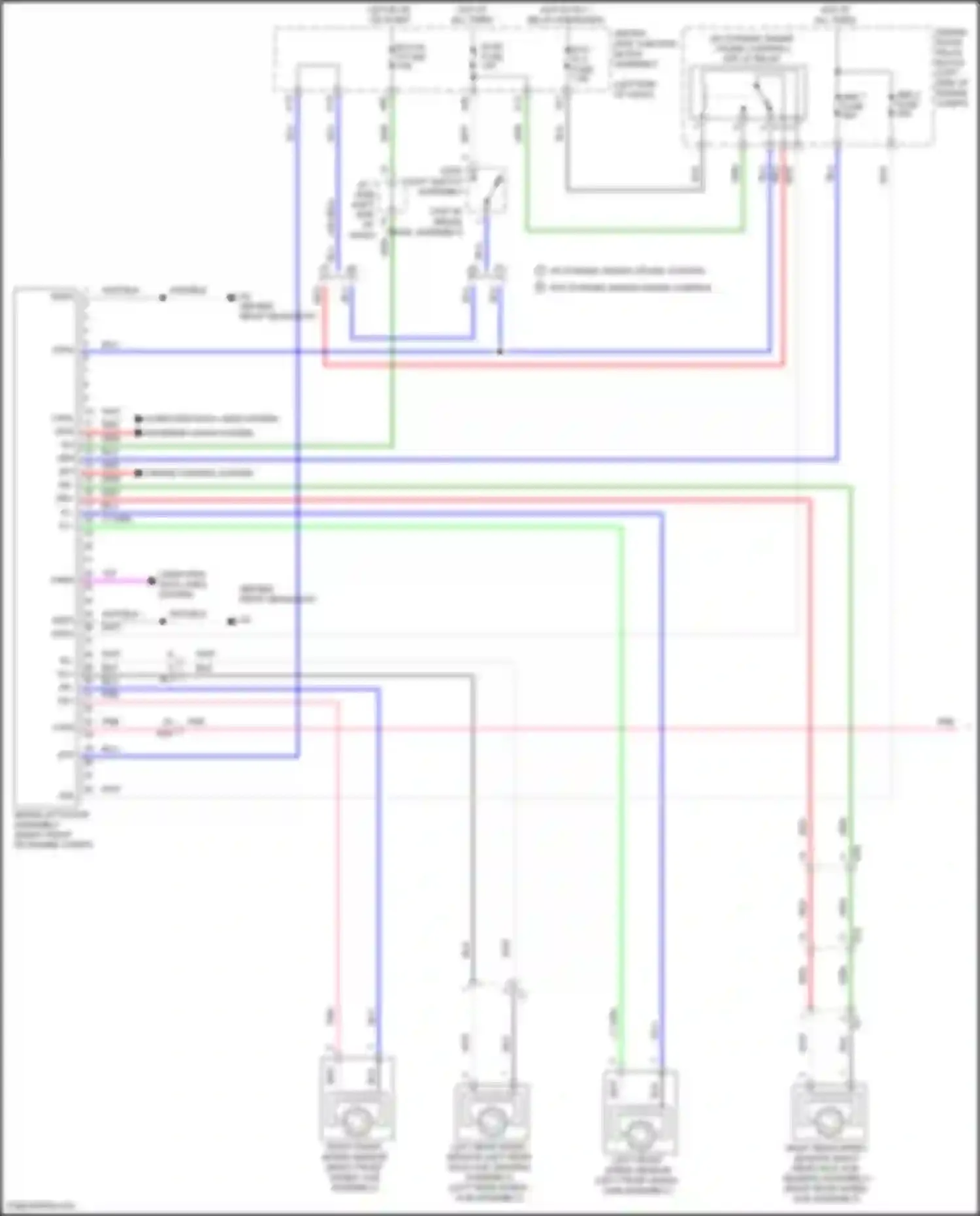 Wiring diagram engine room relay block for Toyota Corolla XI facelift (2015-2019) (32 of 58)
