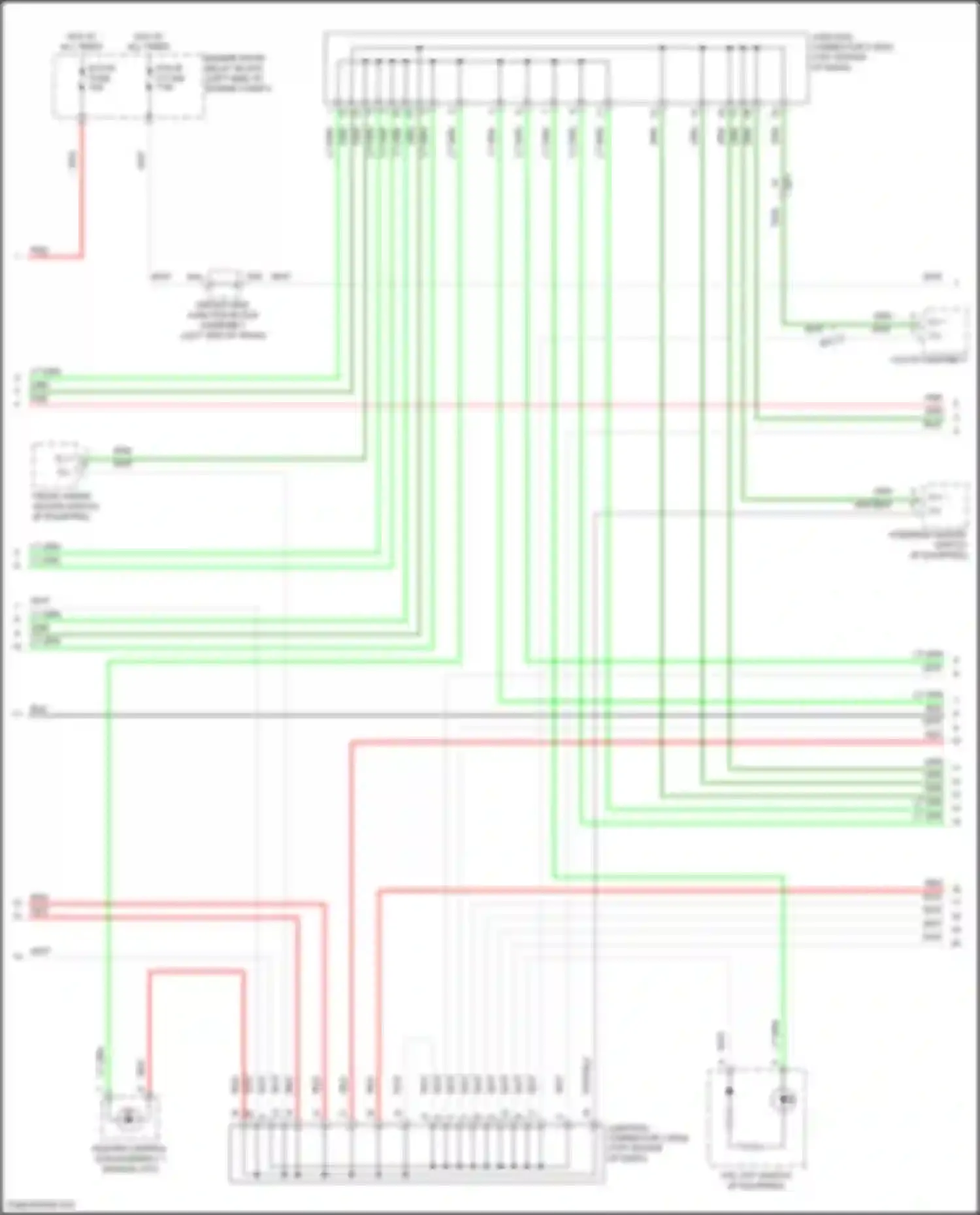 Wiring diagram front wiper deicer switch for Toyota Corolla XI facelift (2015-2019) (3 of 3)