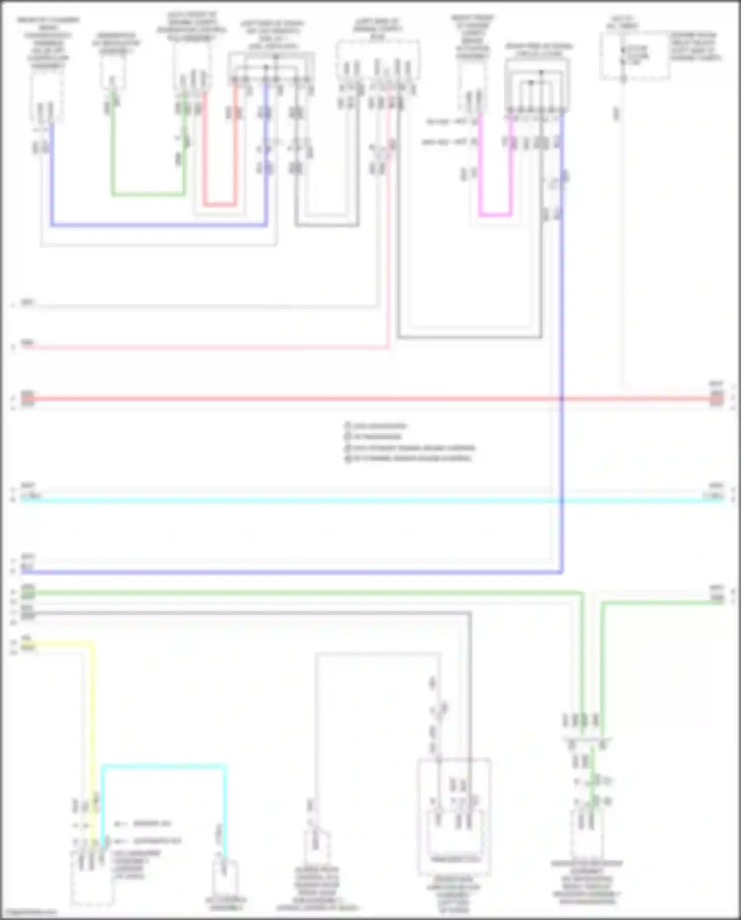 Wiring diagram generator control ecu assembly for Toyota Corolla XI facelift (2015-2019) (2 of 3)