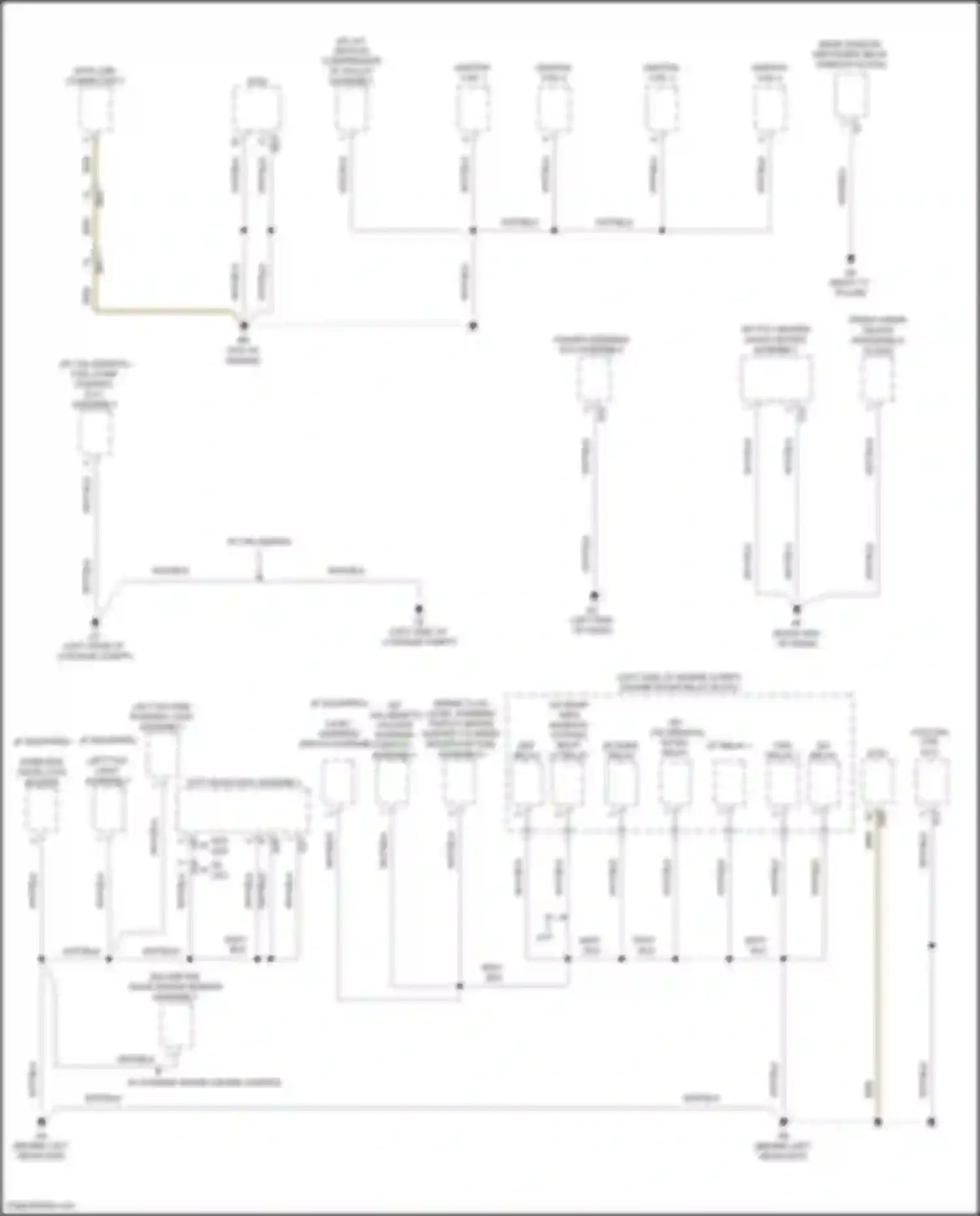 Wiring diagram left fog light assembly for Toyota Corolla XI facelift (2015-2019) (1 of 2)