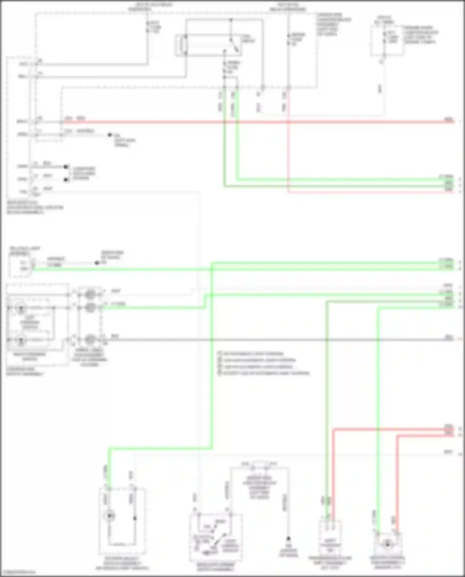Wiring diagram light control switch for Toyota Corolla XI facelift (2015-2019) (2 of 3)