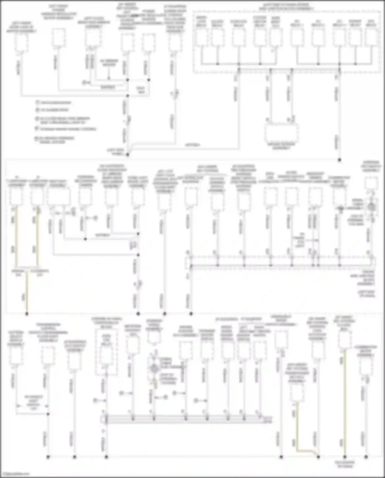 Wiring diagram network gateway ecu for Toyota Corolla XI facelift (2015-2019) (3 of 3)