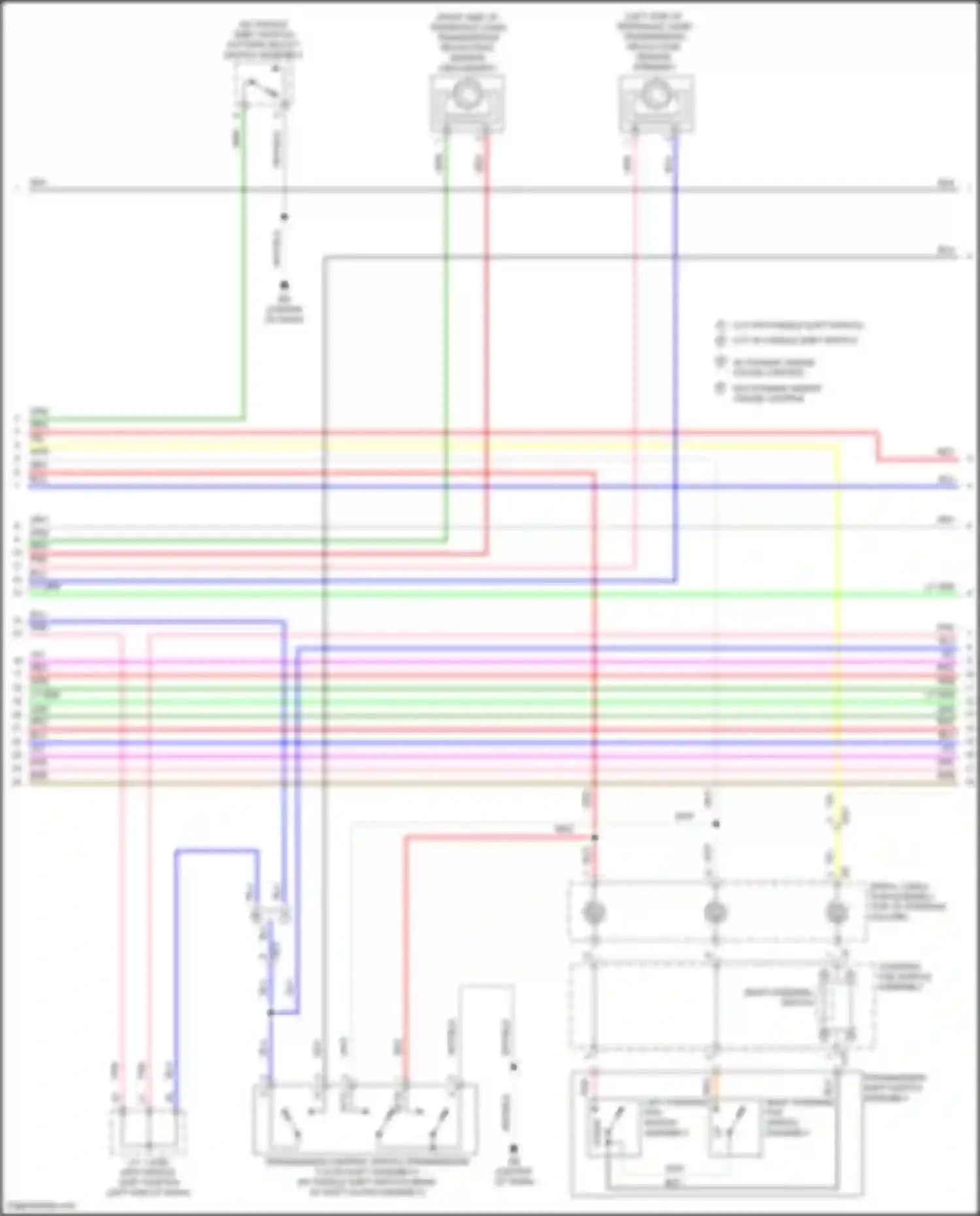 Wiring diagram pattern select switch assembly for Toyota Corolla XI facelift (2015-2019) (4 of 6)