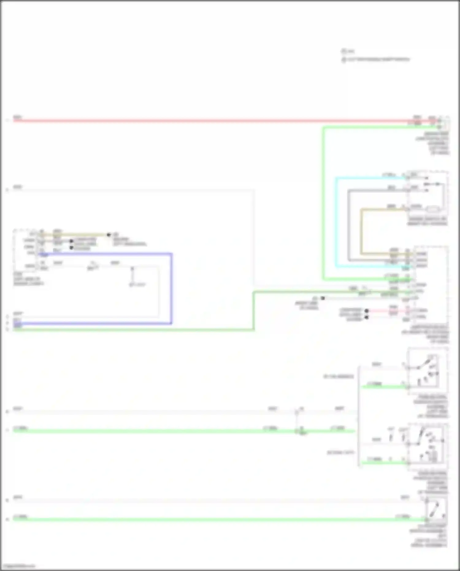 Wiring diagram right end of dash) for Toyota Corolla XI facelift (2015-2019) (7 of 13)