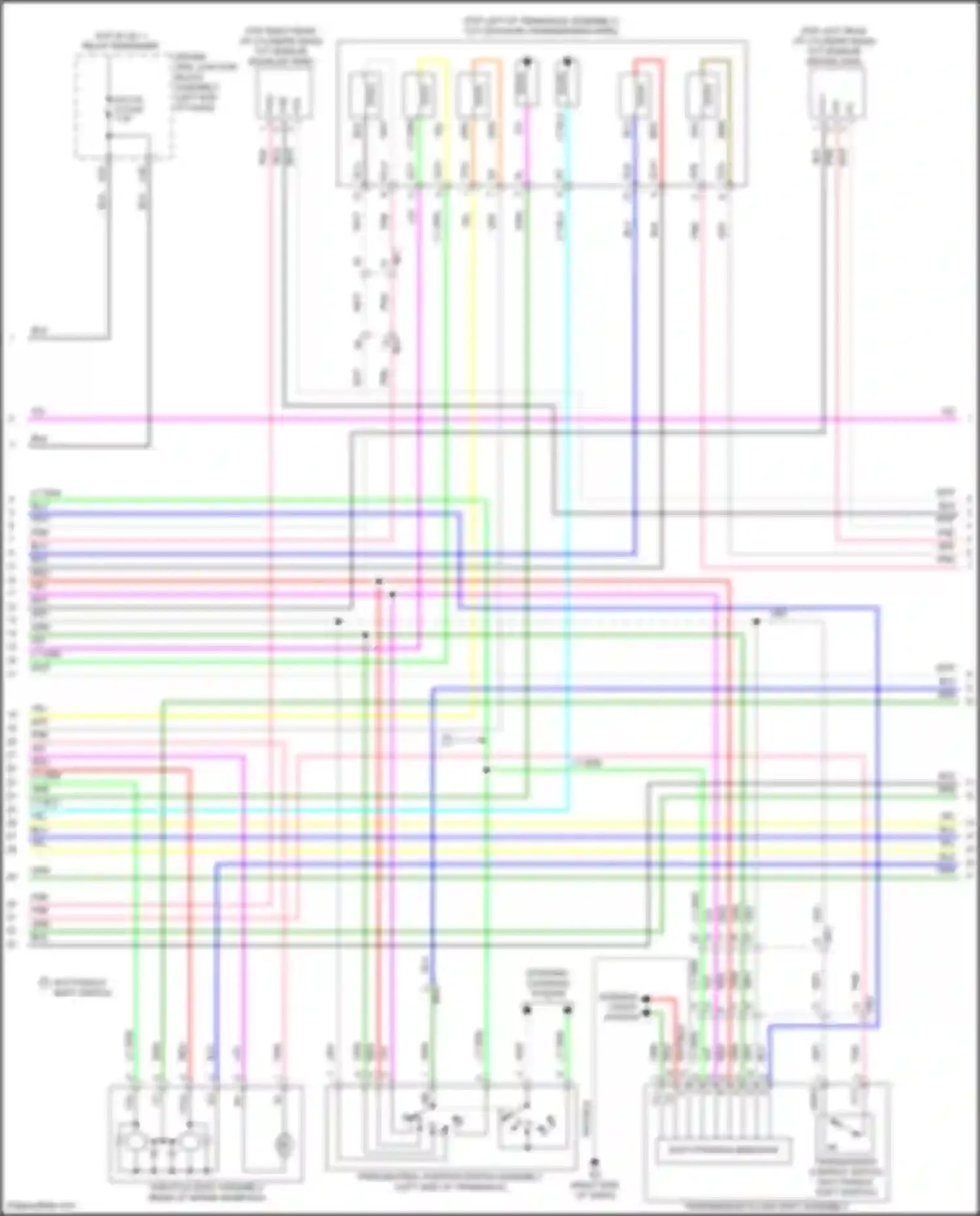 Wiring diagram shift position indicator for Toyota Corolla XI facelift (2015-2019) (9 of 9)