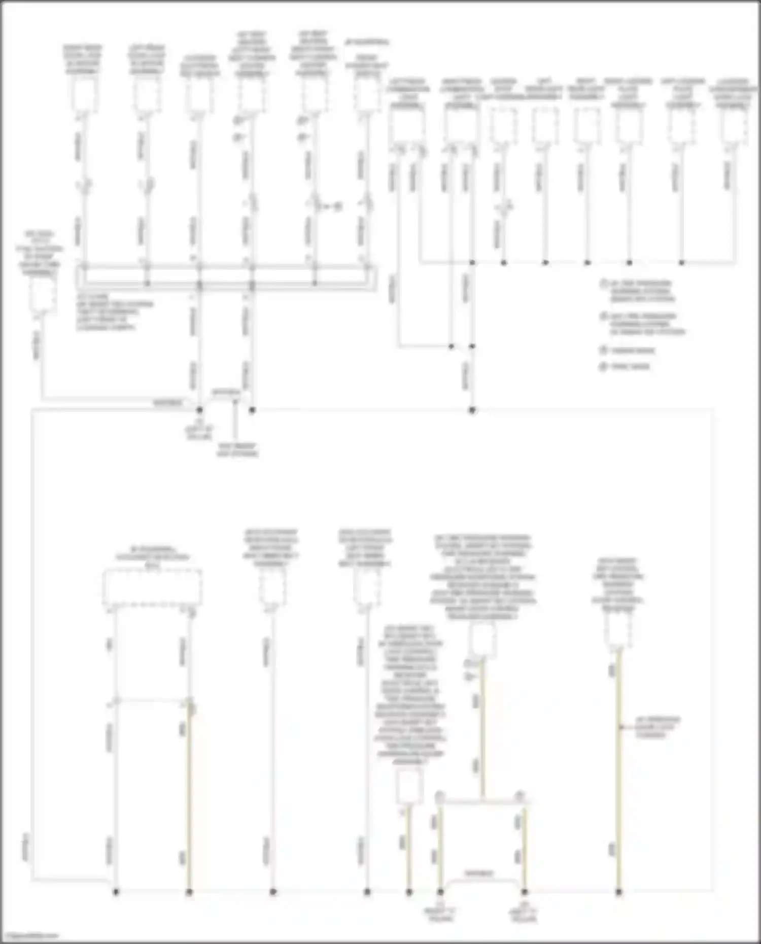 Wiring diagram smart door control receiver assembly for Toyota Corolla XI facelift (2015-2019) (2 of 3)