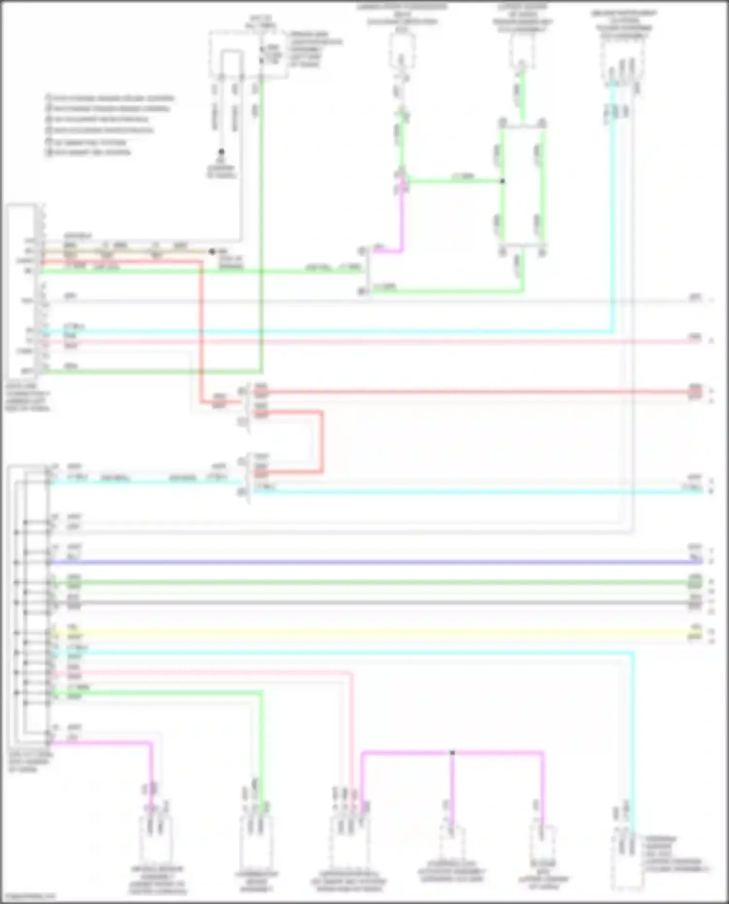 Wiring diagram steering sensor for Toyota Corolla XI facelift (2015-2019) (2 of 4)