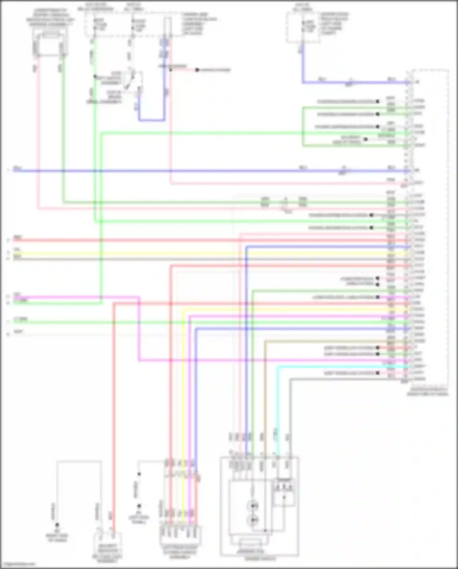 Wiring diagram stop light switch assembly for Toyota Corolla XI facelift (2015-2019) (5 of 10)