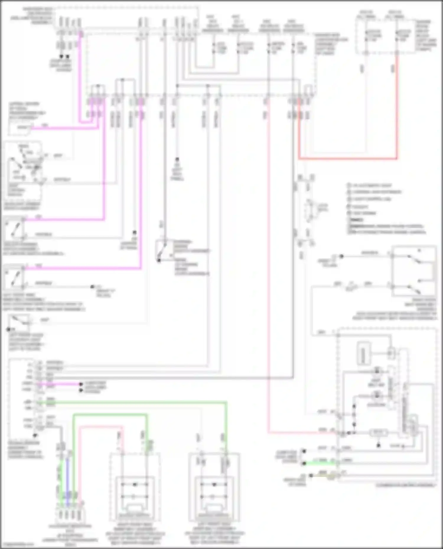 Wiring diagram unlock warning switch assembly for Toyota Corolla XI facelift (2015-2019) (1 of 1)