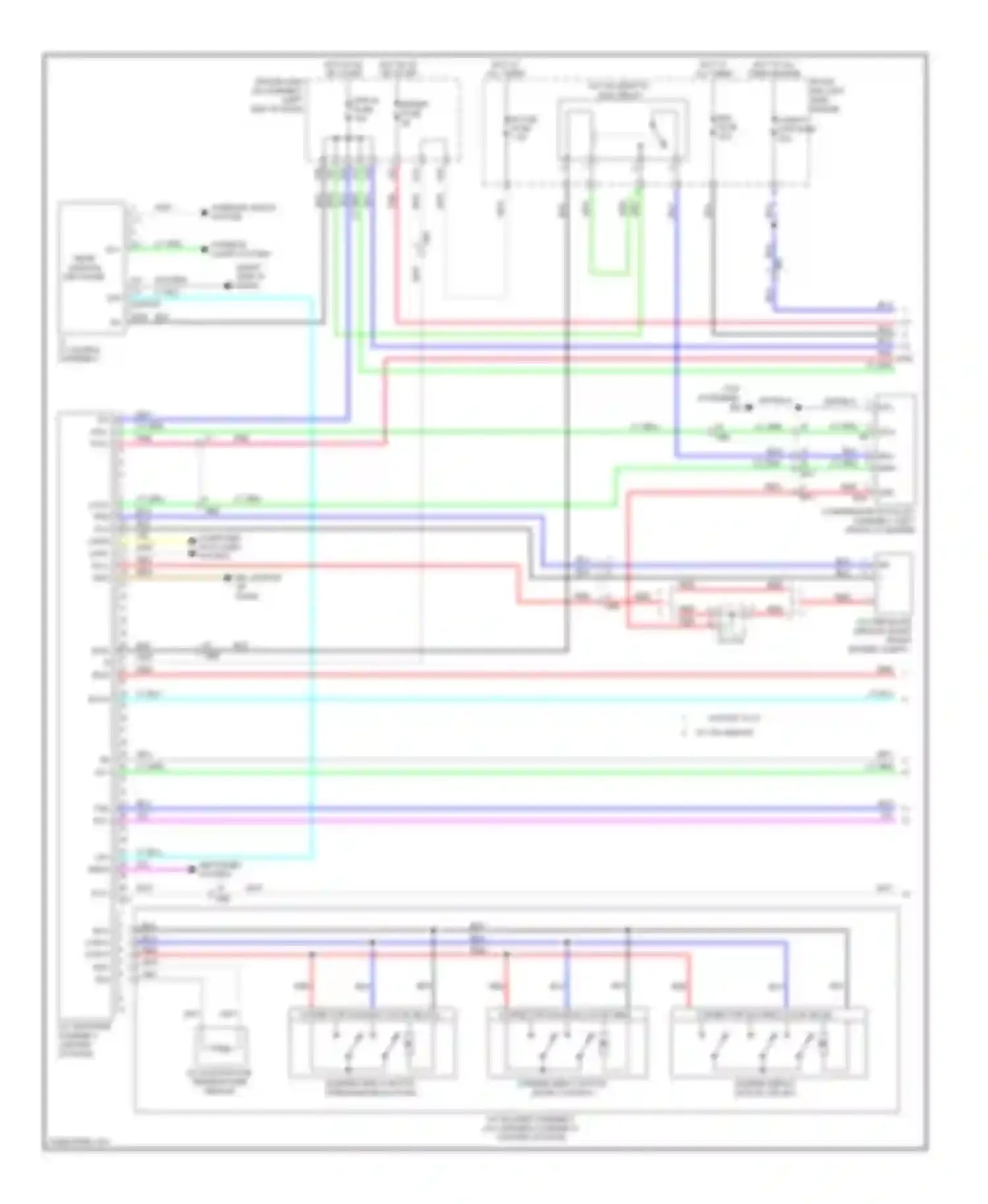 Corolla Toyota XI (2012-2016): Automatic a/c circuit (1 of 2)