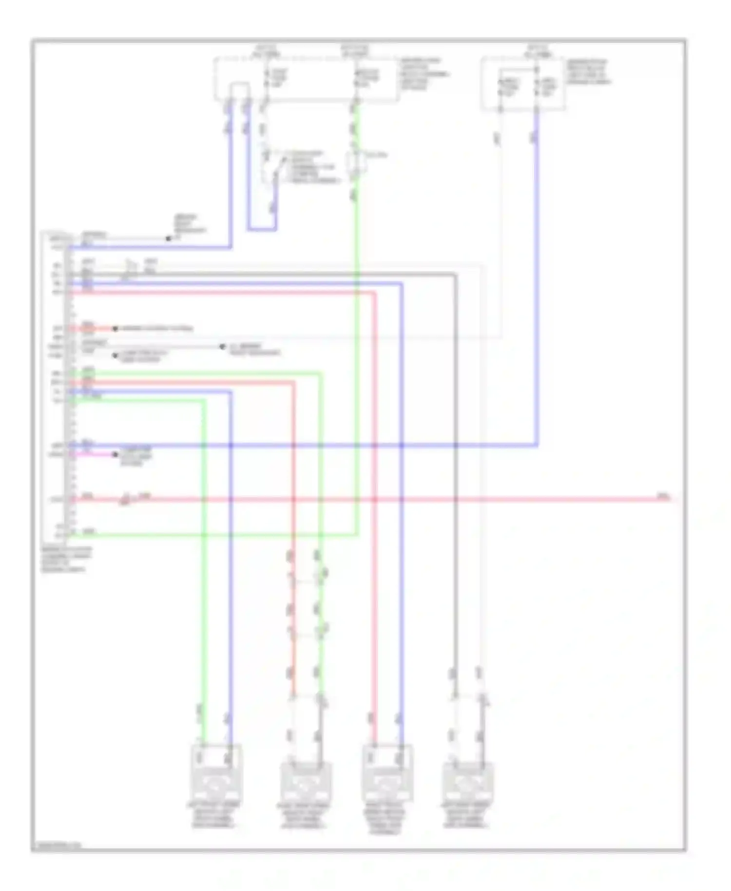 Corolla Toyota XI (2012-2016): Anti-lock brakes circuit, with vsc (1 of 2)