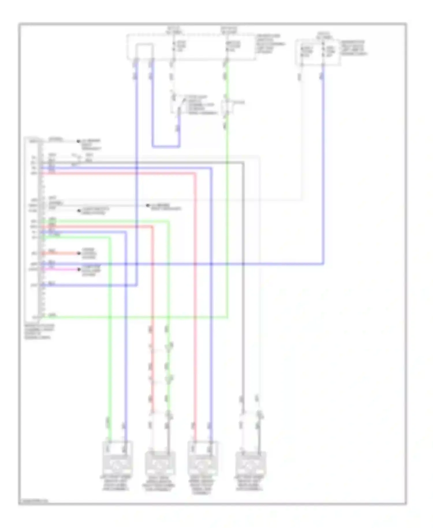 Corolla Toyota XI (2012-2016): Anti-lock brakes circuit, without vsc (1 of 2)
