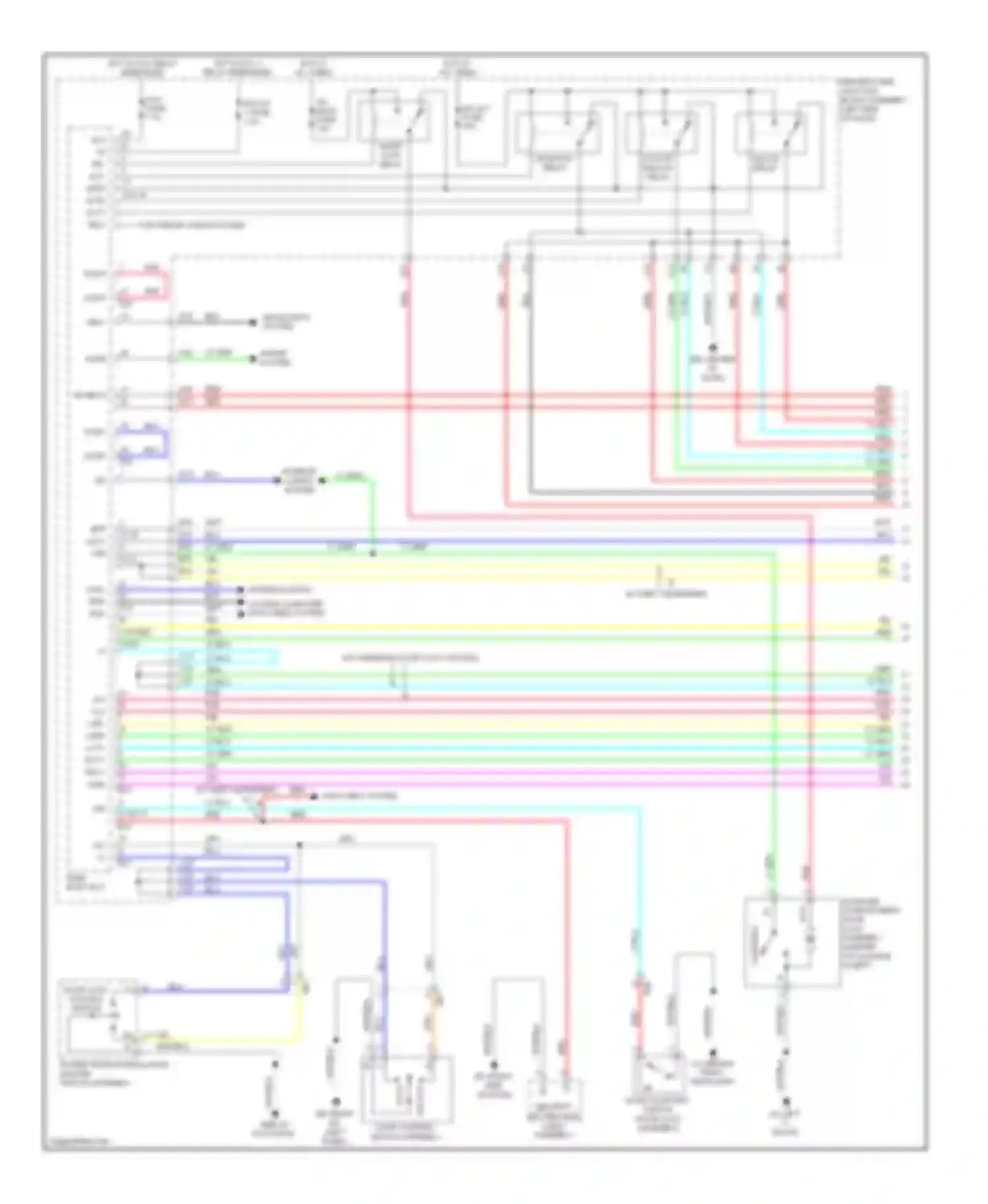 Corolla Toyota XI (2012-2016): Forced entry circuit, without smart key system (1 of 3)