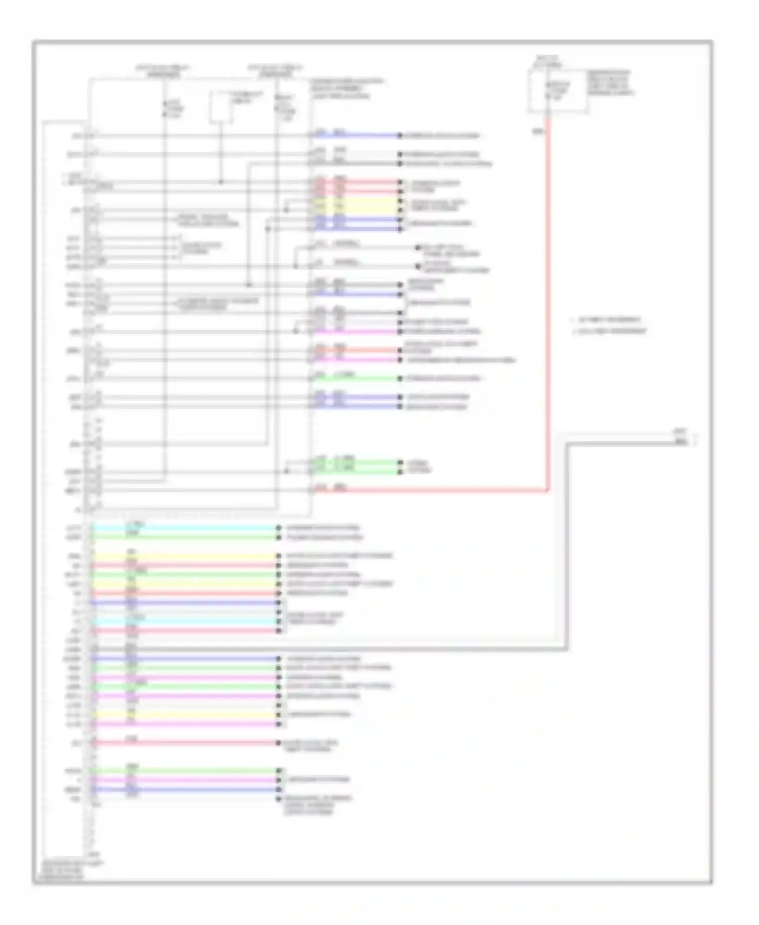 Corolla Toyota XI (2012-2016): Body control modules circuit (1 of 2)