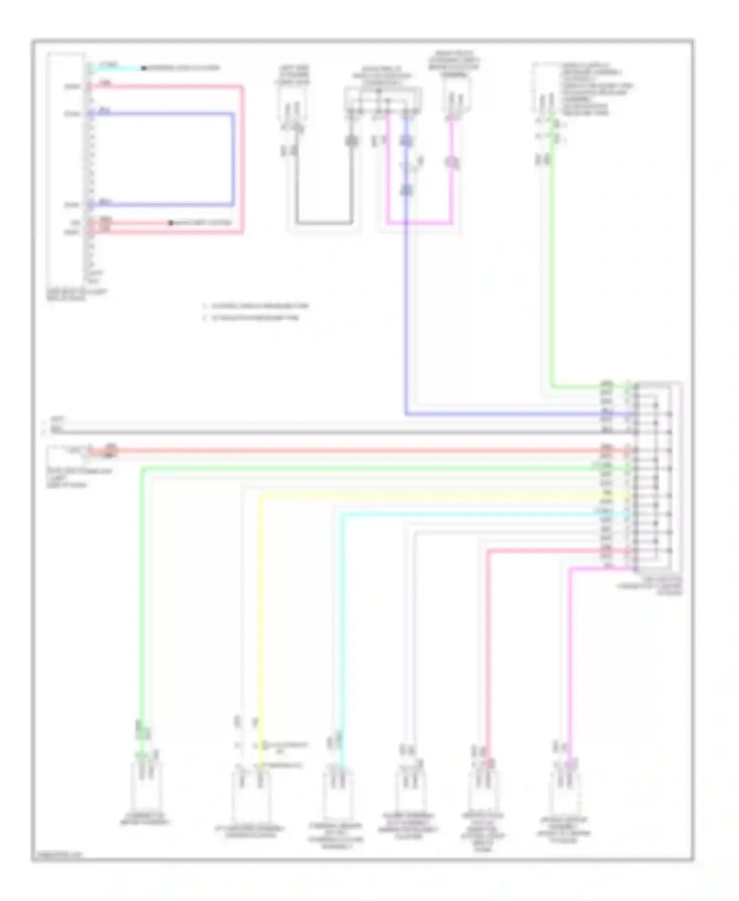 Corolla Toyota XI (2012-2016): Body control modules circuit (2 of 2)