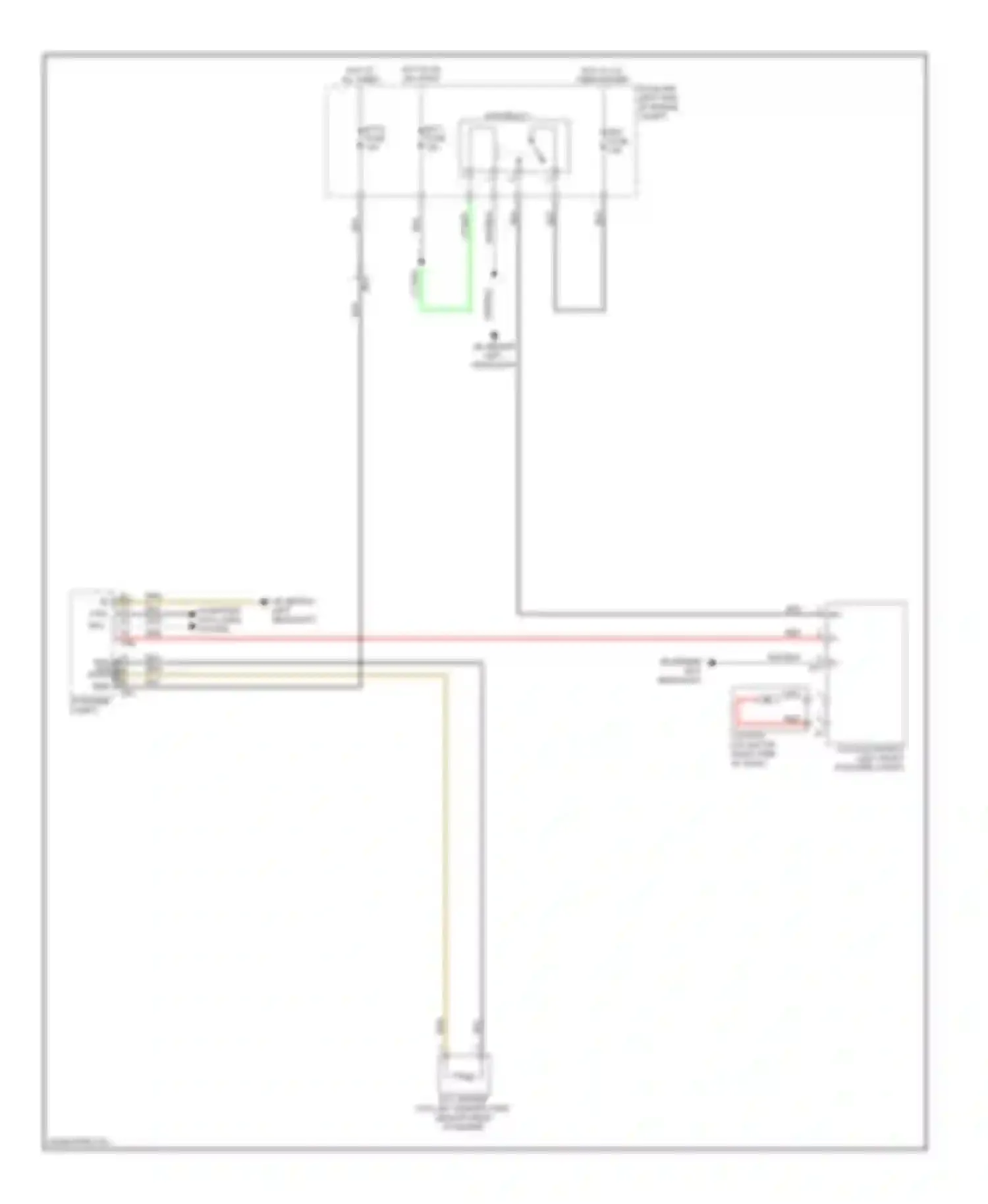 Corolla Toyota XI (2012-2016): Cooling fan circuit