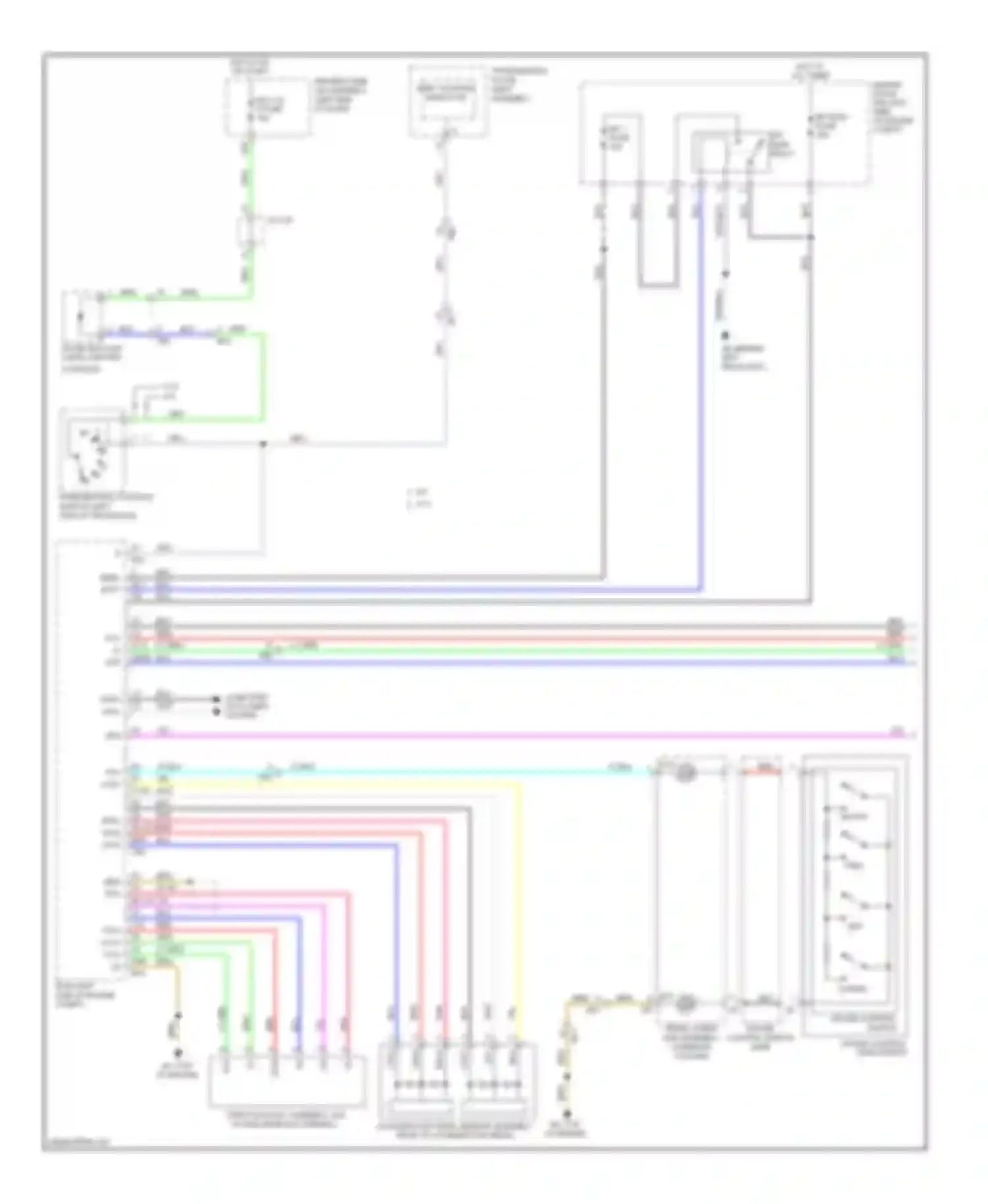 Corolla Toyota XI (2012-2016): Cruise control circuit (1 of 2)