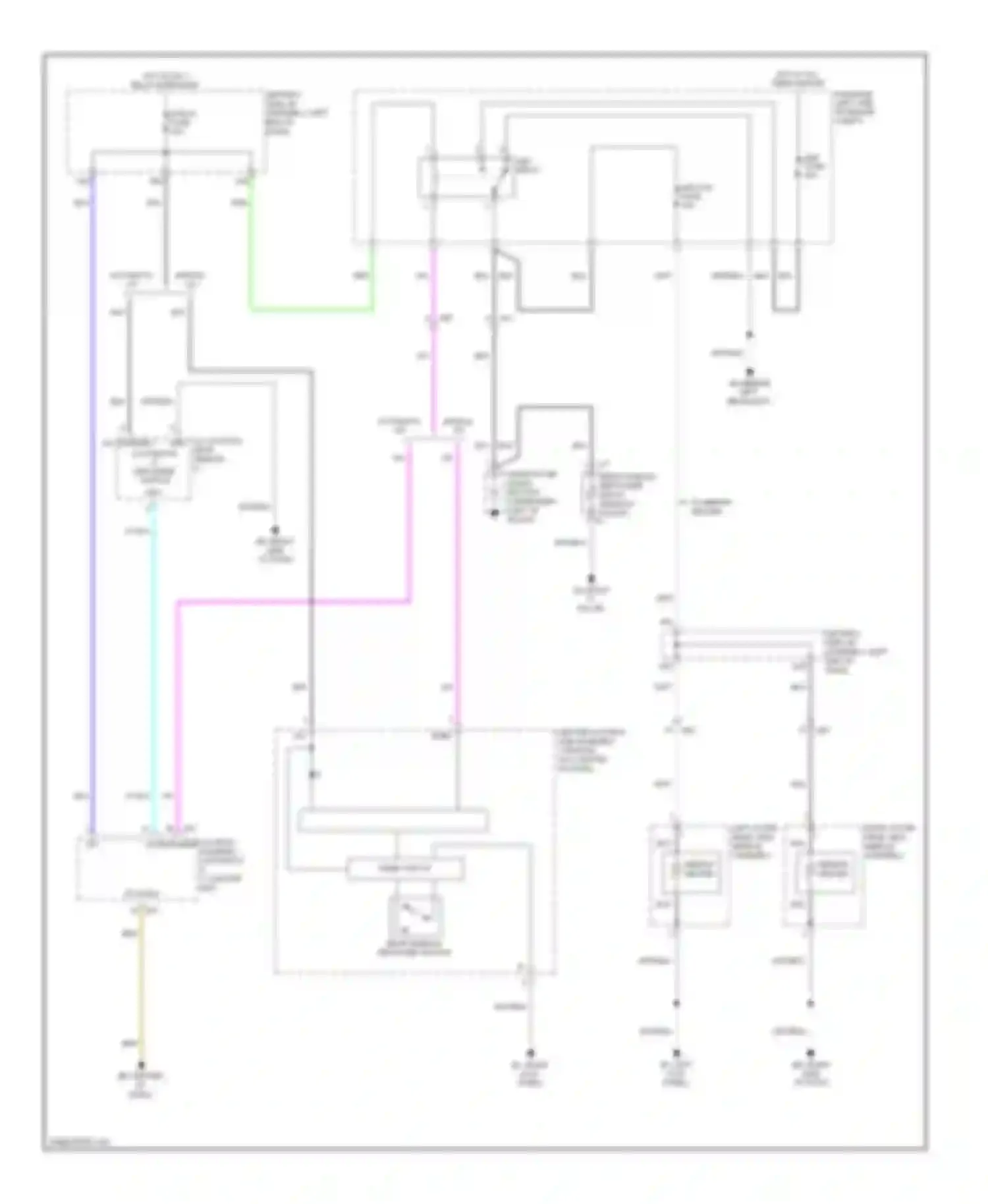 Corolla Toyota XI (2012-2016): Defoggers circuit
