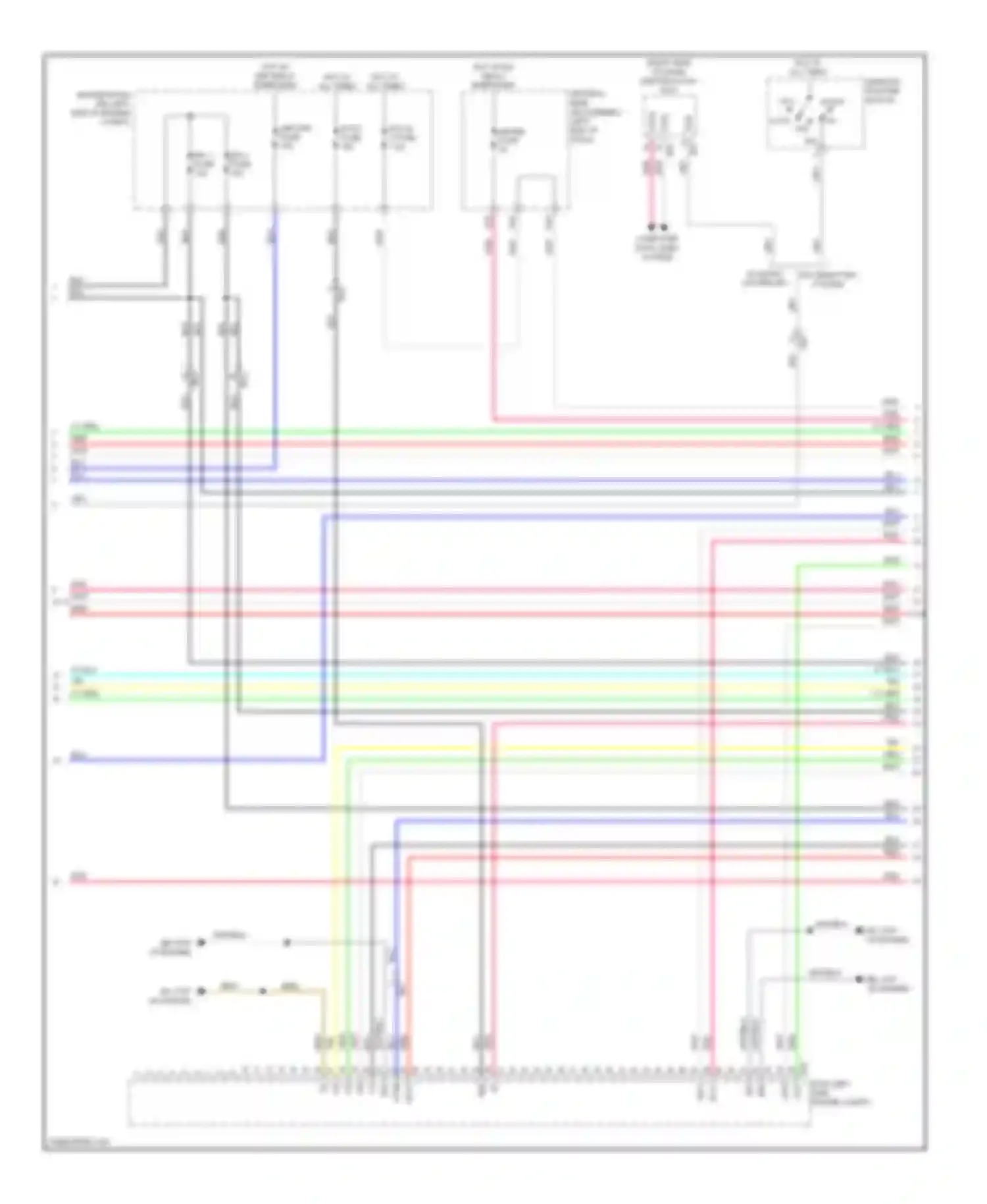 Corolla Toyota XI (2012-2016): Wiring diagram engine performance 1.8l, with dual vvt-i (2 of 7)