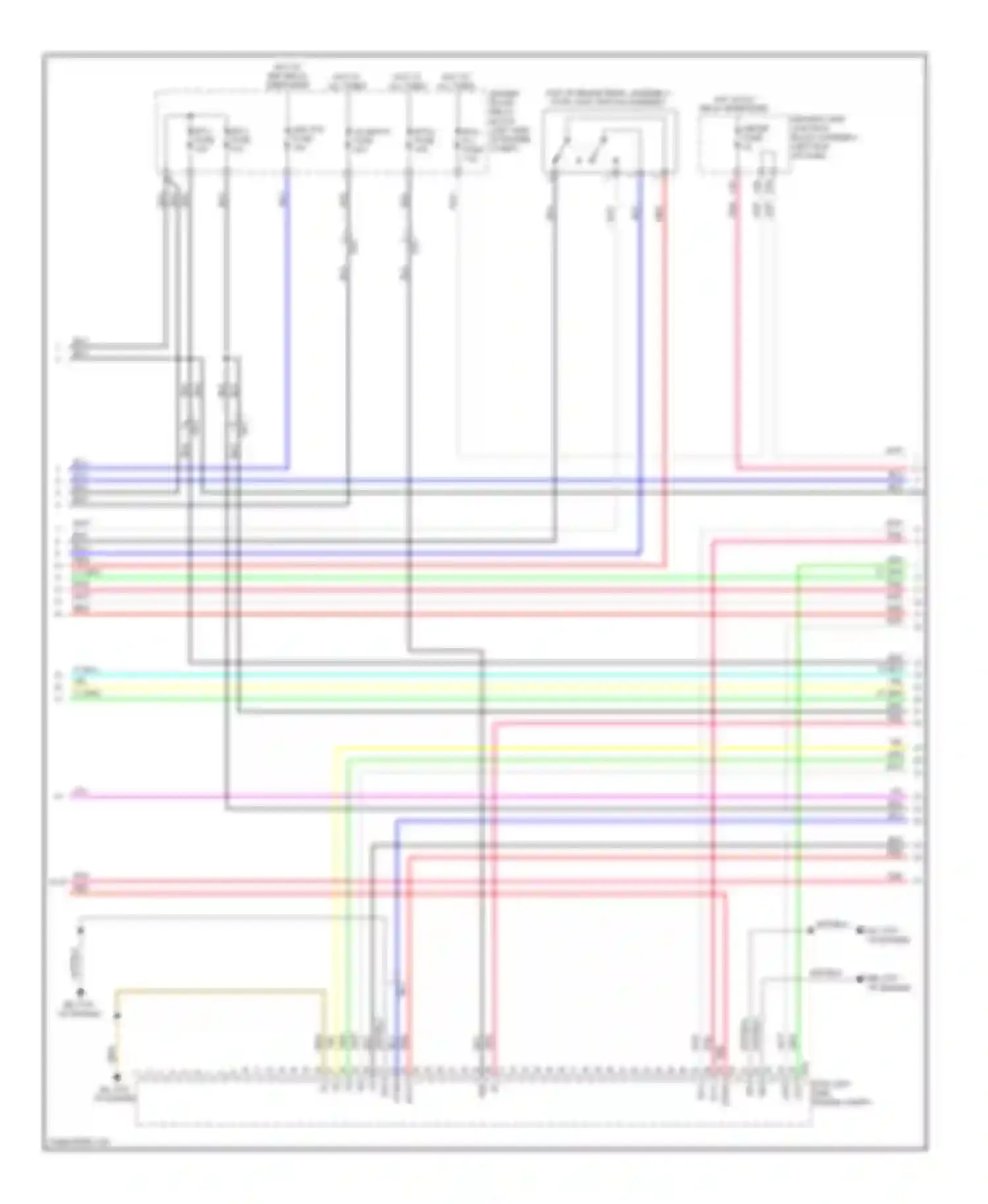 Corolla Toyota XI (2012-2016): Wiring diagram engine performance 1.8l, with valvematic (2 of 6)
