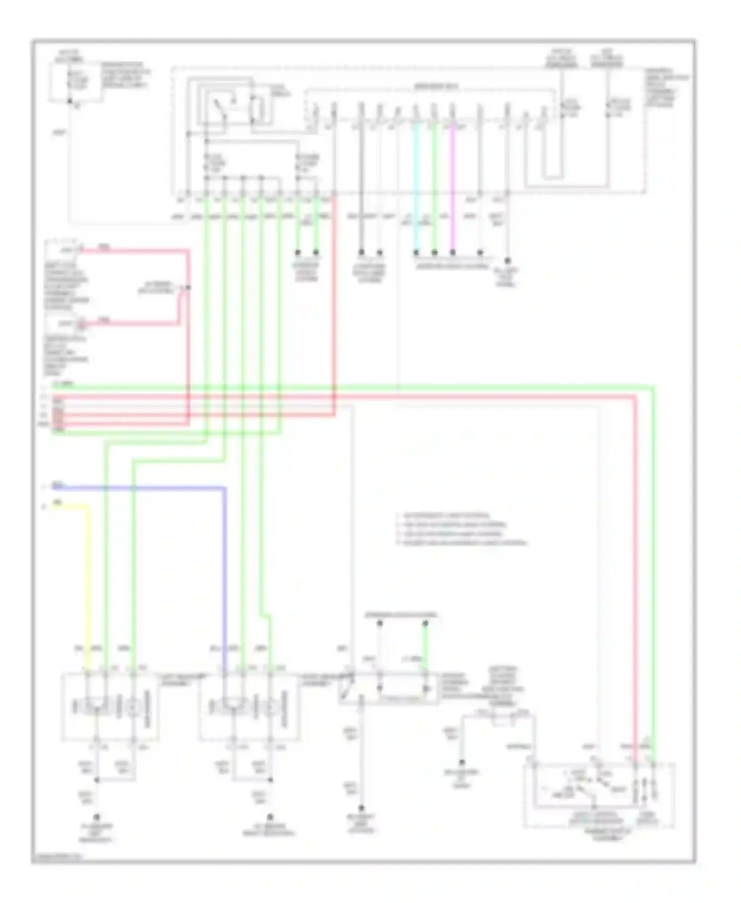 Corolla Toyota XI (2012-2016): Exterior lamps circuit (2 of 2)