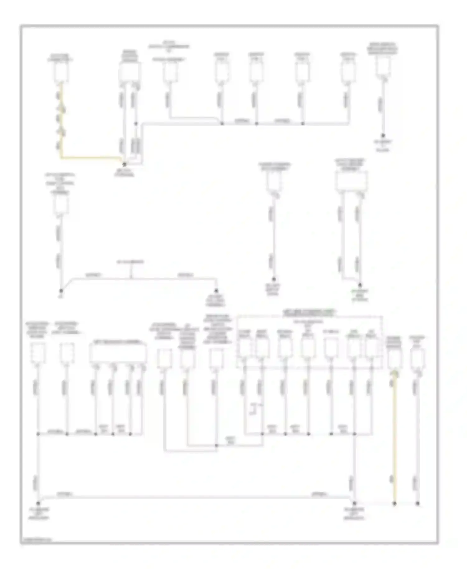 Corolla Toyota XI (2012-2016): Ground distribution circuit (1 of 5)