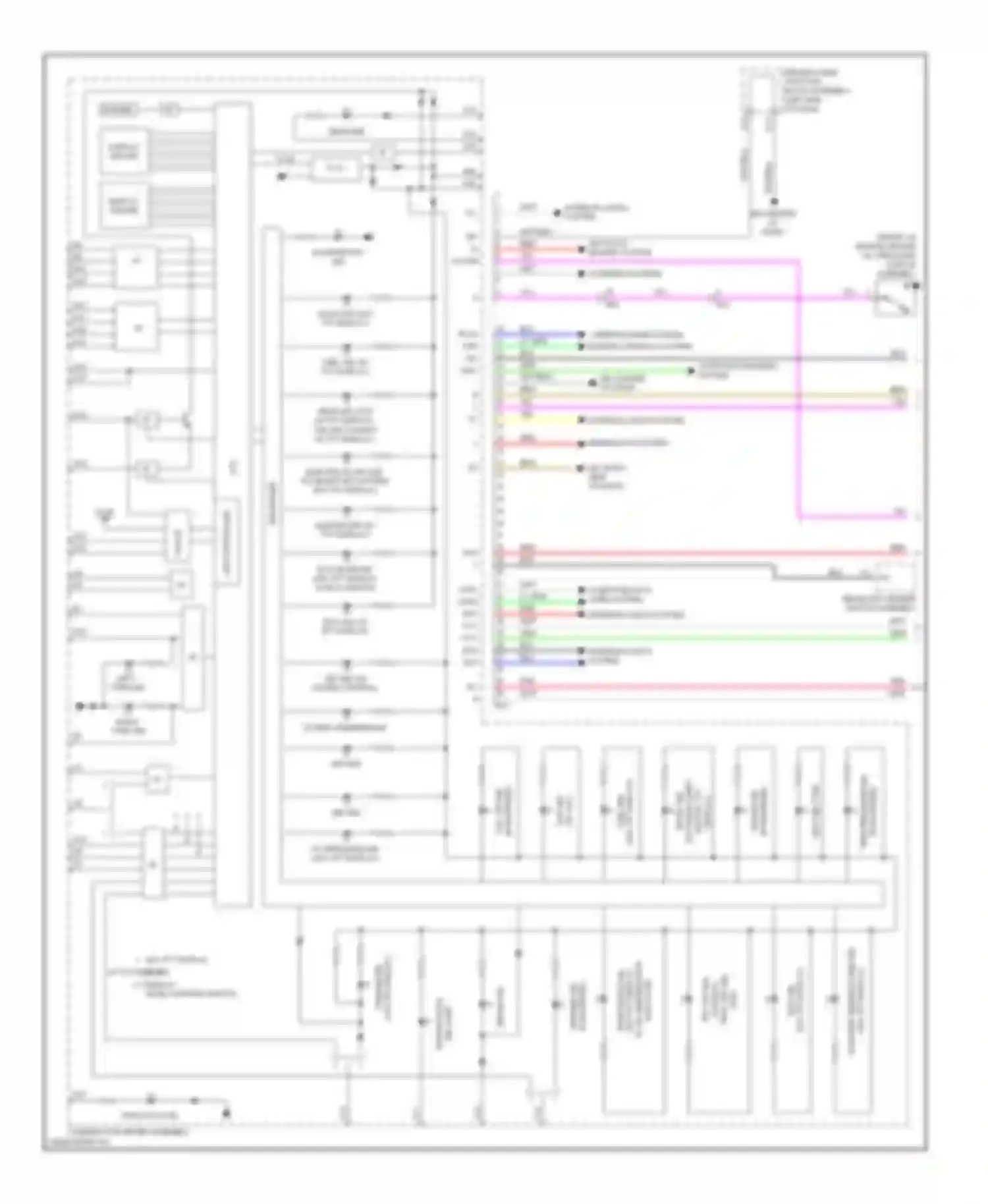 Corolla Toyota XI (2012-2016): Instrument cluster circuit (1 of 3)