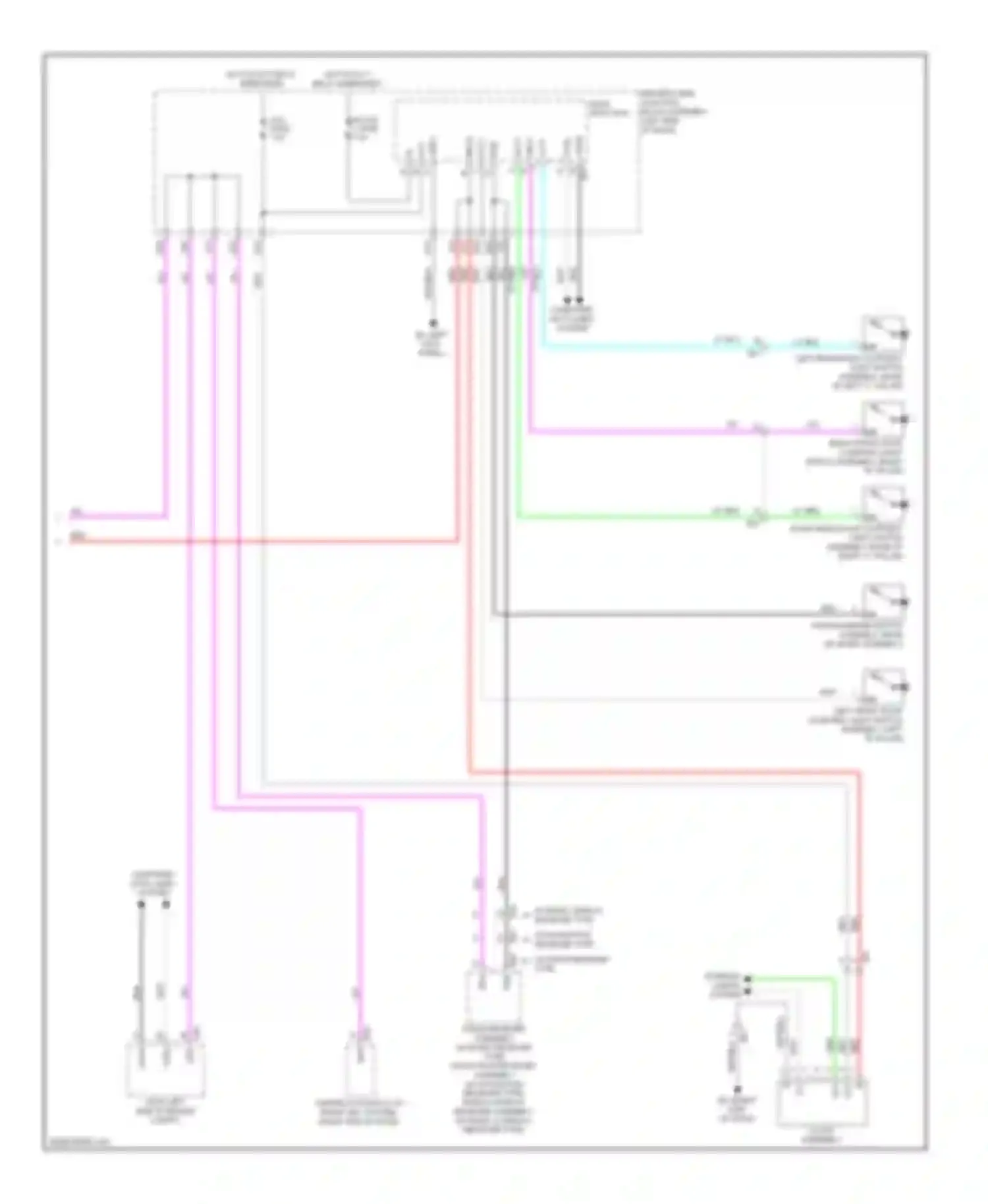 Corolla Toyota XI (2012-2016): Instrument cluster circuit (3 of 3)