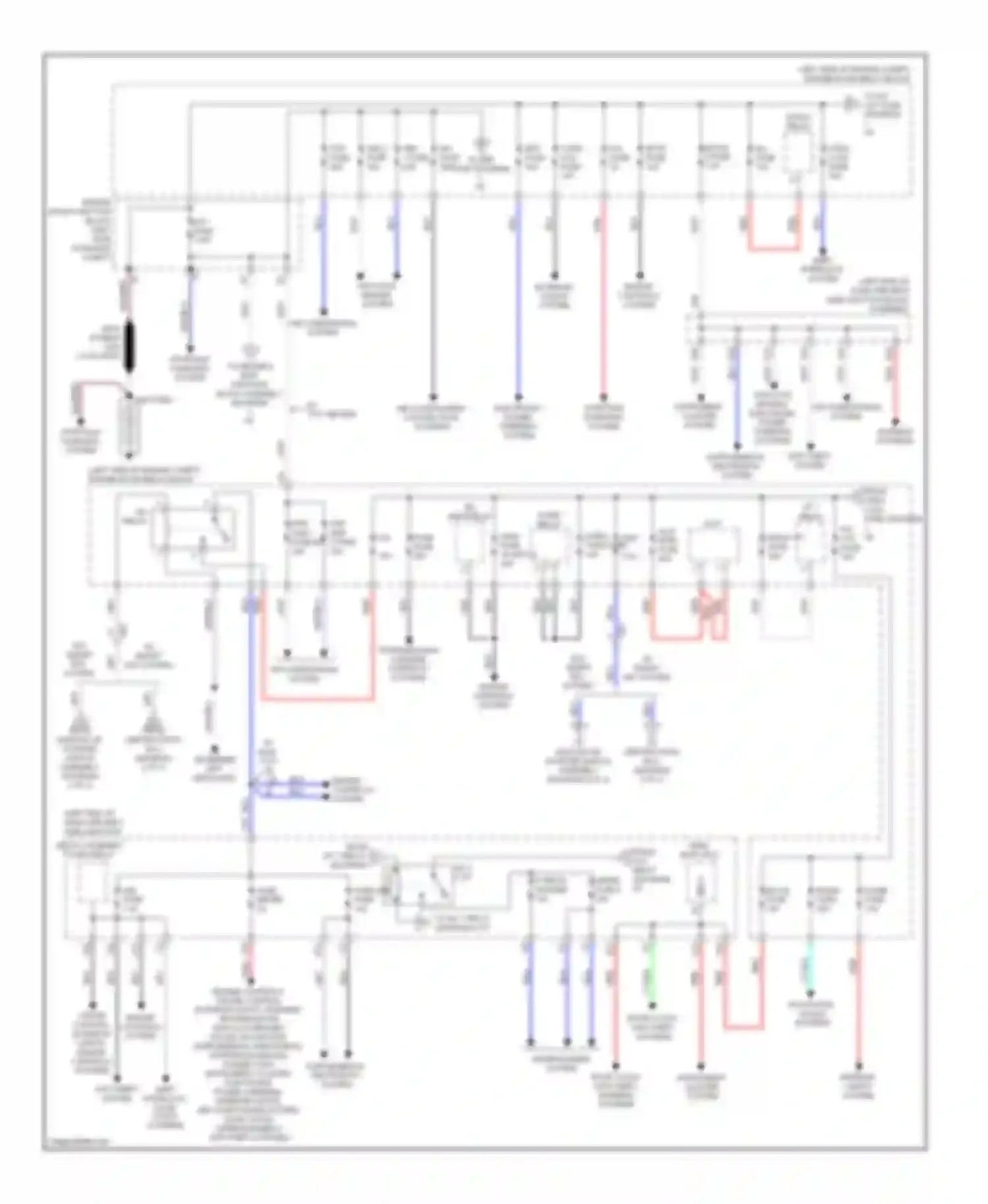 Corolla Toyota XI (2012-2016): Power distribution circuit (1 of 3)