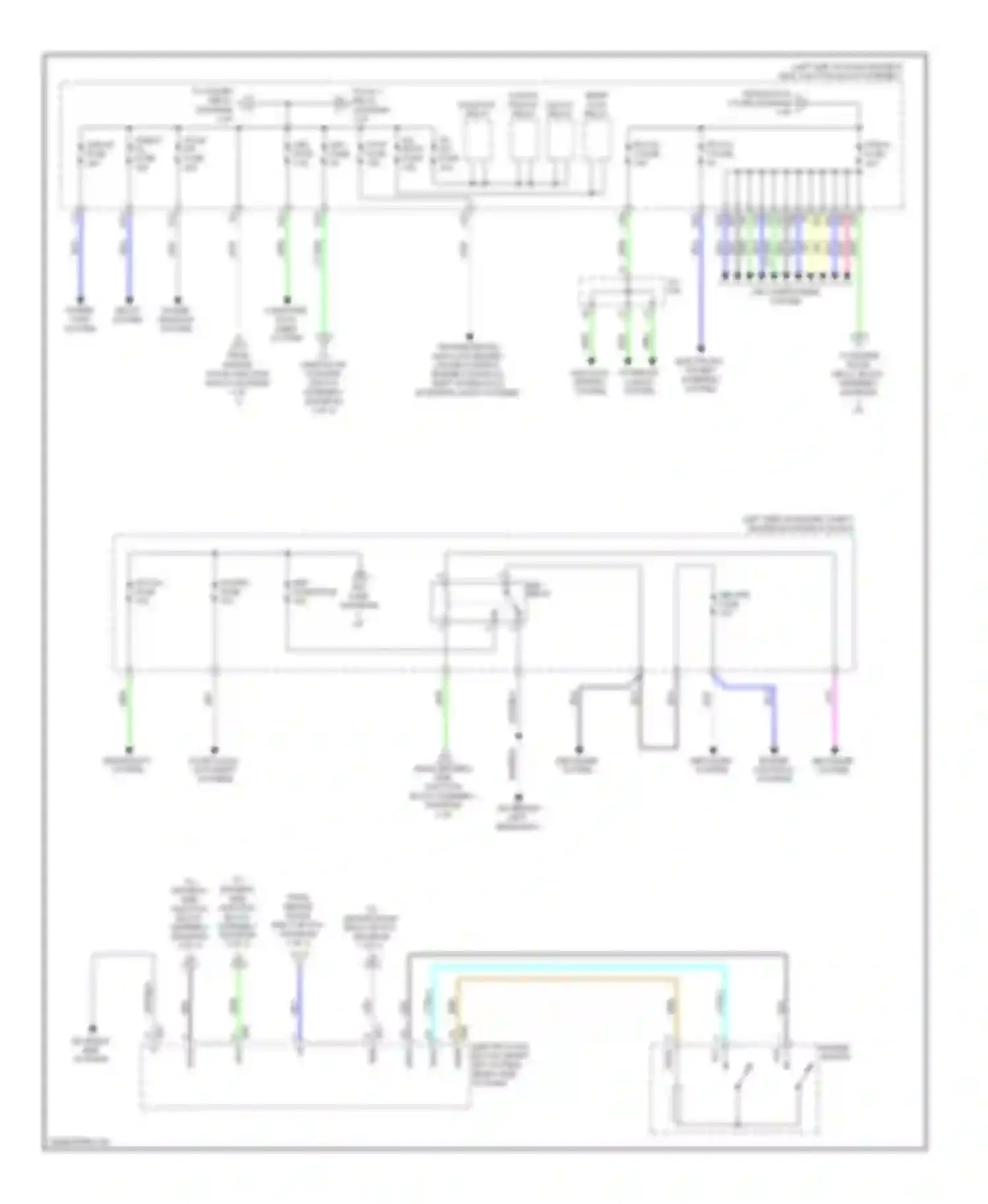 Corolla Toyota XI (2012-2016): Power distribution circuit (3 of 3)