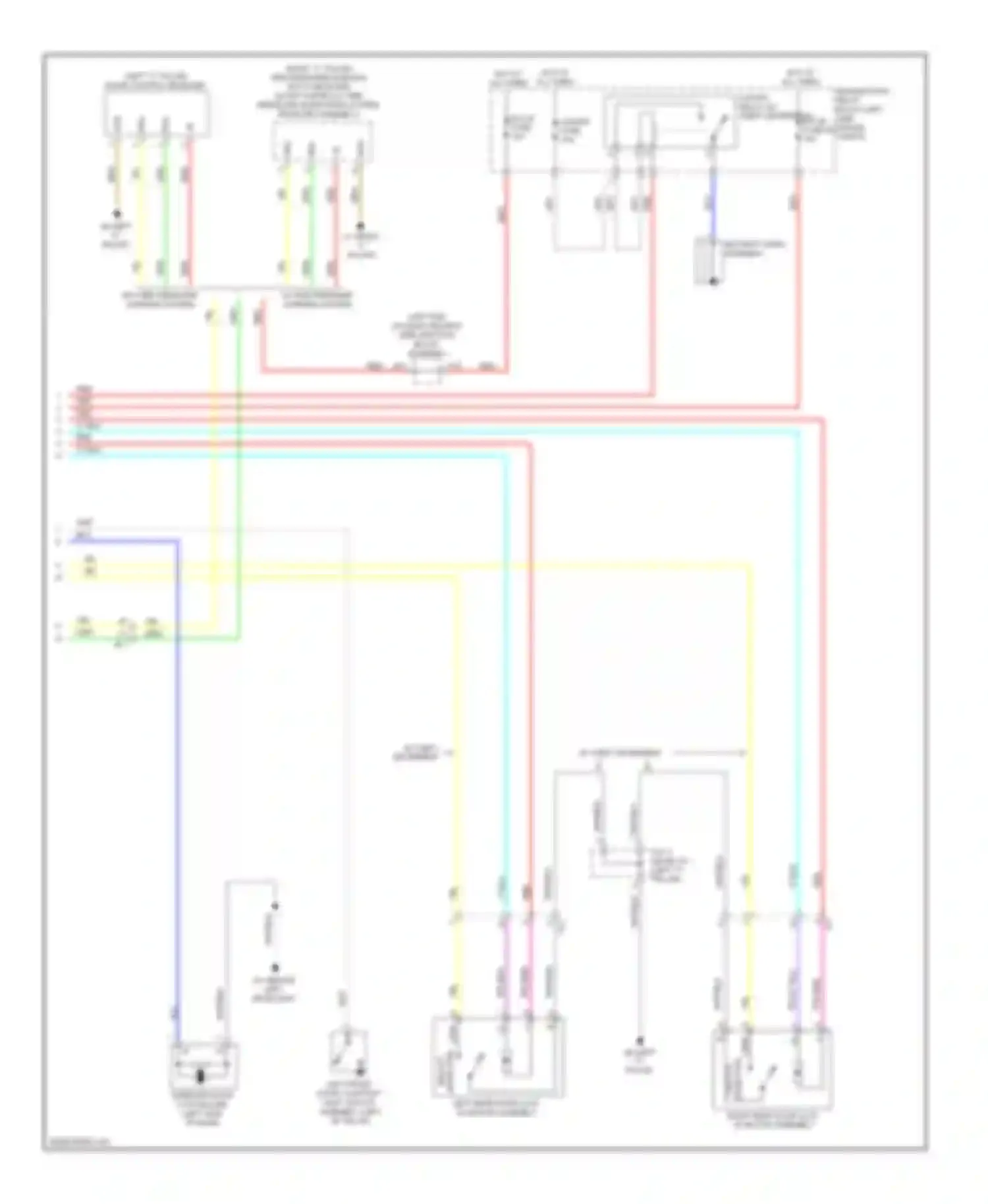 Corolla Toyota XI (2012-2016): Power door locks circuit, without smart key system (3 of 3)