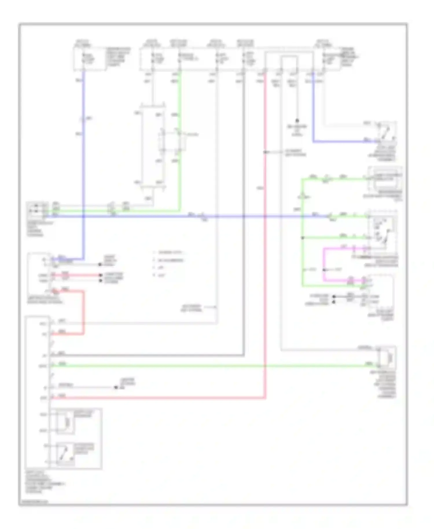 Corolla Toyota XI (2012-2016): Shift interlock circuit