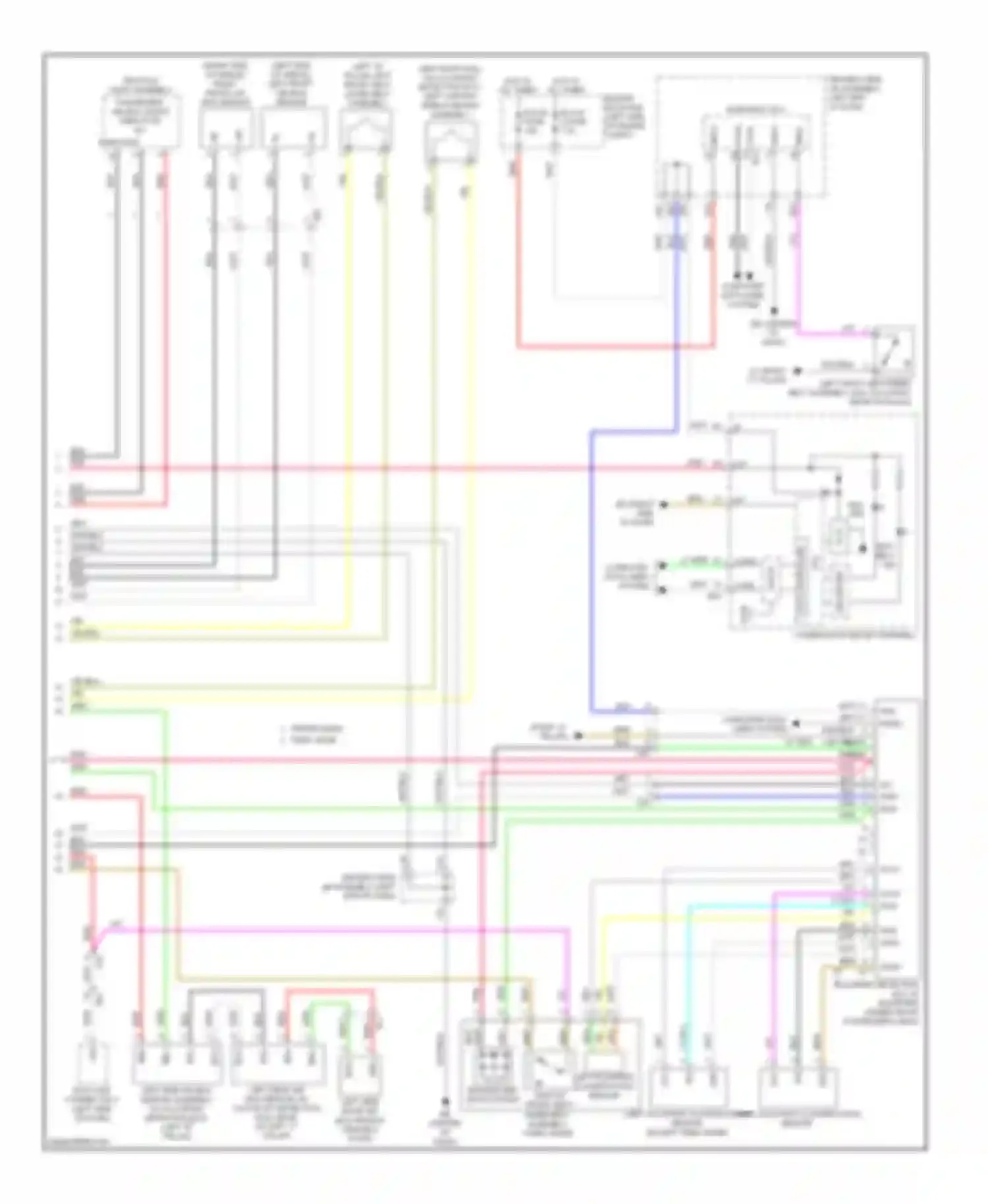 Corolla Toyota XI (2012-2016): Supplemental restraints circuit (2 of 2)