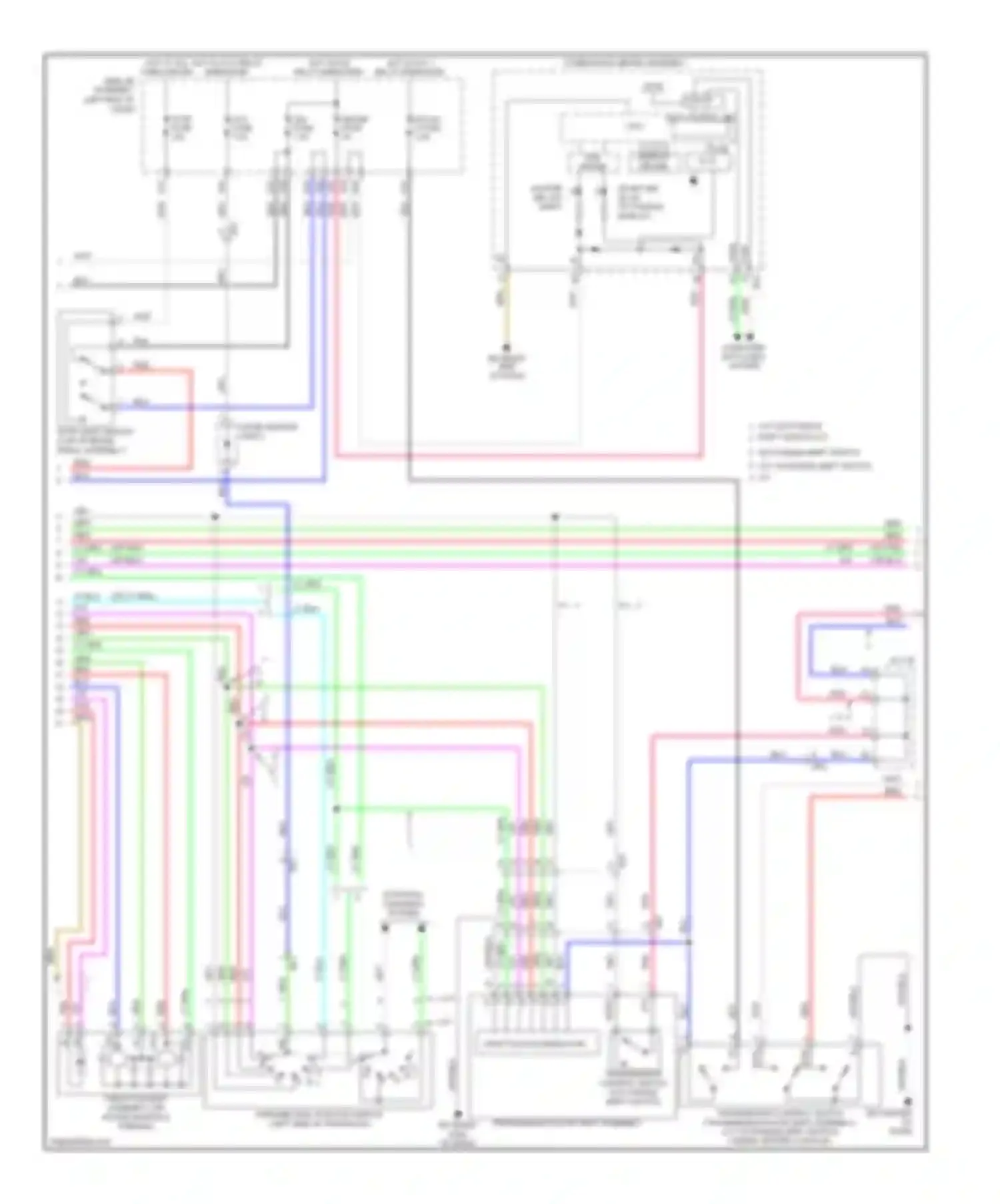 Corolla Toyota XI (2012-2016): Transmission circuit, with dual vvt-i (2 of 3)