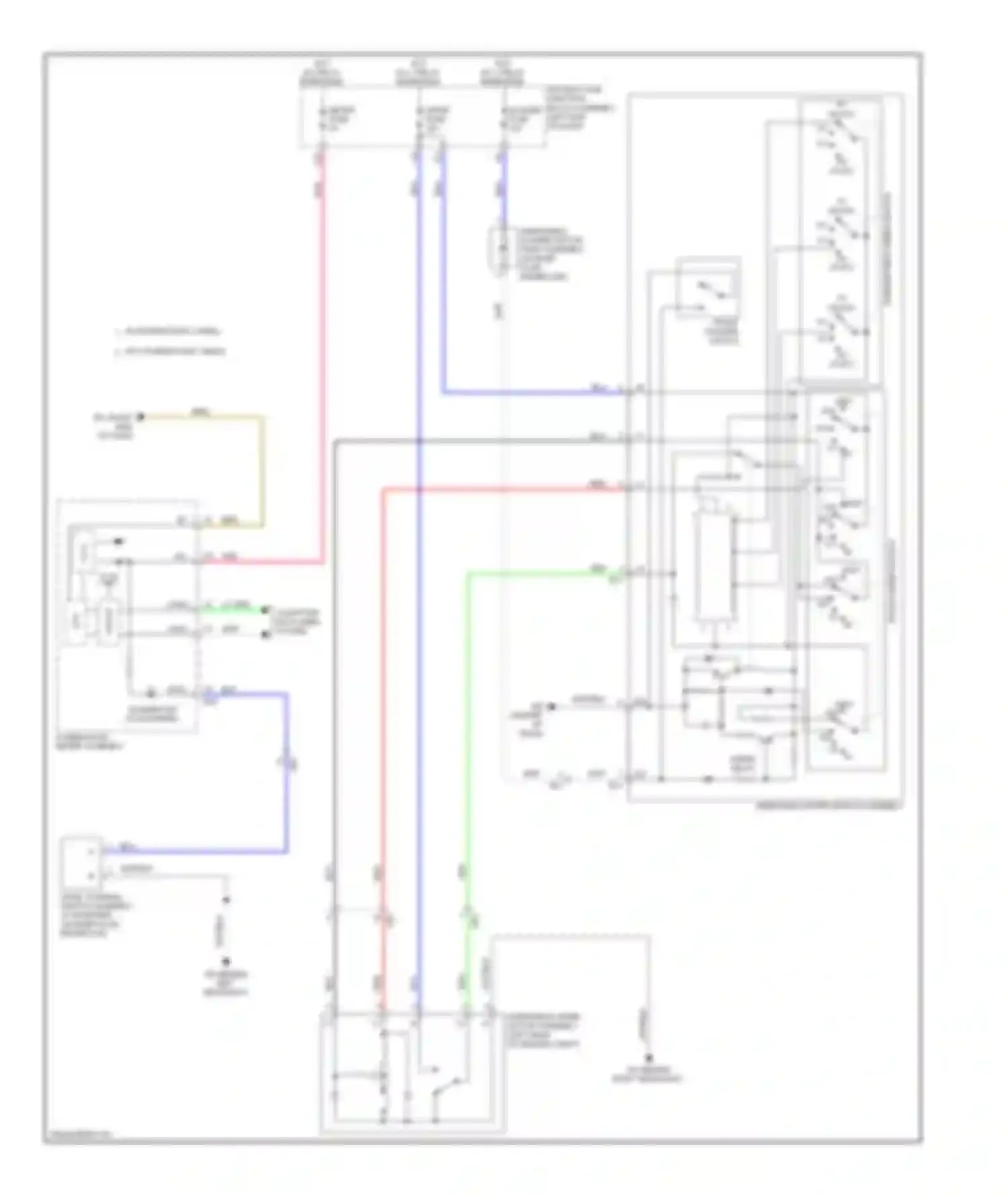 Corolla Toyota XI (2012-2016): Wiper/washer circuit
