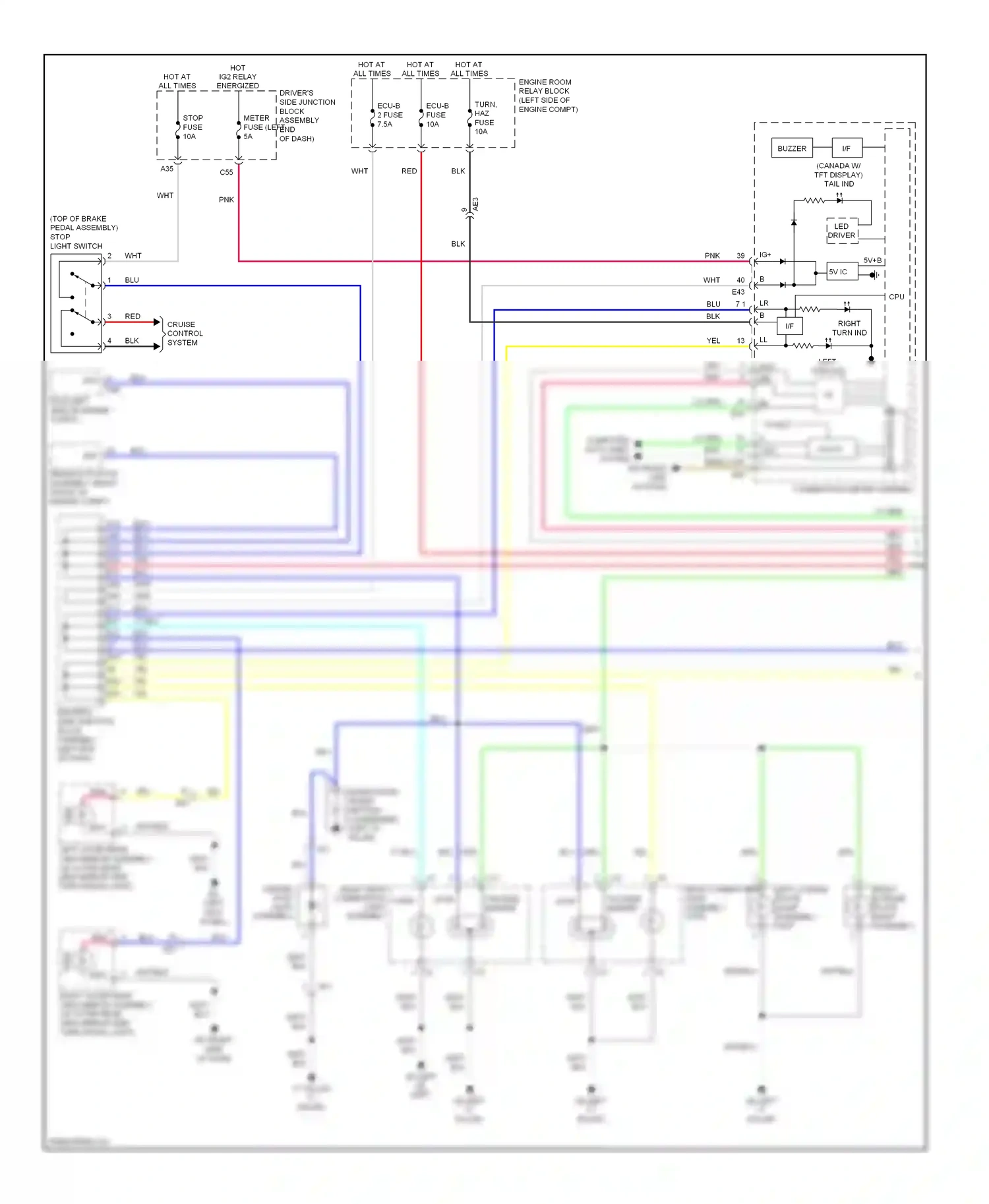 Toyota Corolla XI (2012-2016) can controller wiring diagram  (4 of 20)