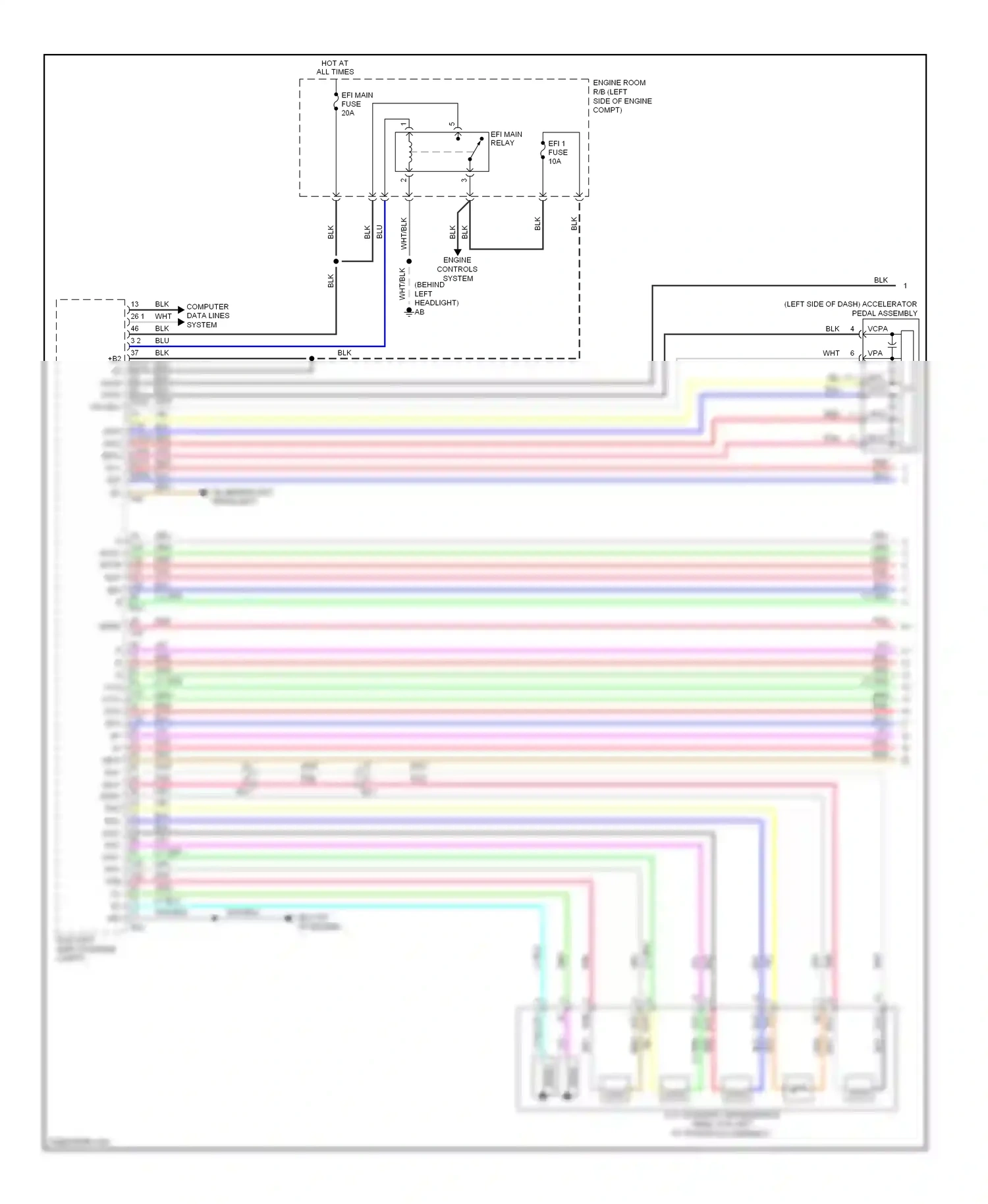 Toyota Corolla XI (2012-2016) computer data lines system wiring diagram  (57 of 59)