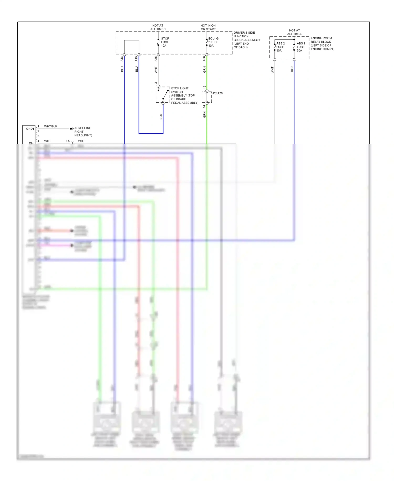 Toyota Corolla XI (2012-2016) computer data lines system wiring diagram  (1 of 59)