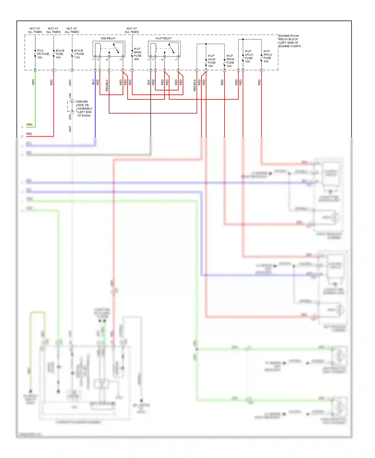 Toyota Corolla XI (2012-2016) computer data lines system wiring diagram  (25 of 59)