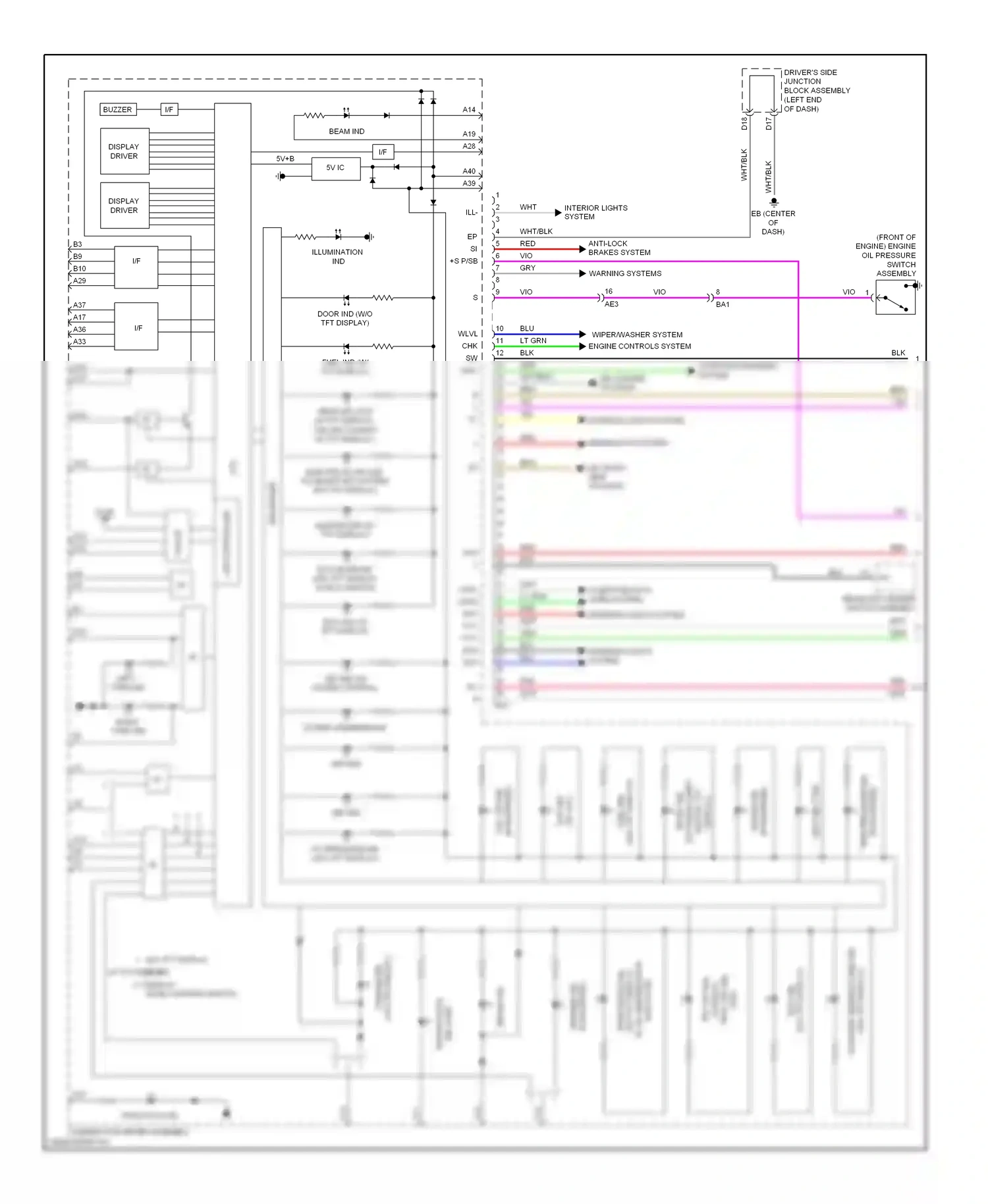 Toyota Corolla XI (2012-2016) computer data lines system wiring diagram  (26 of 59)