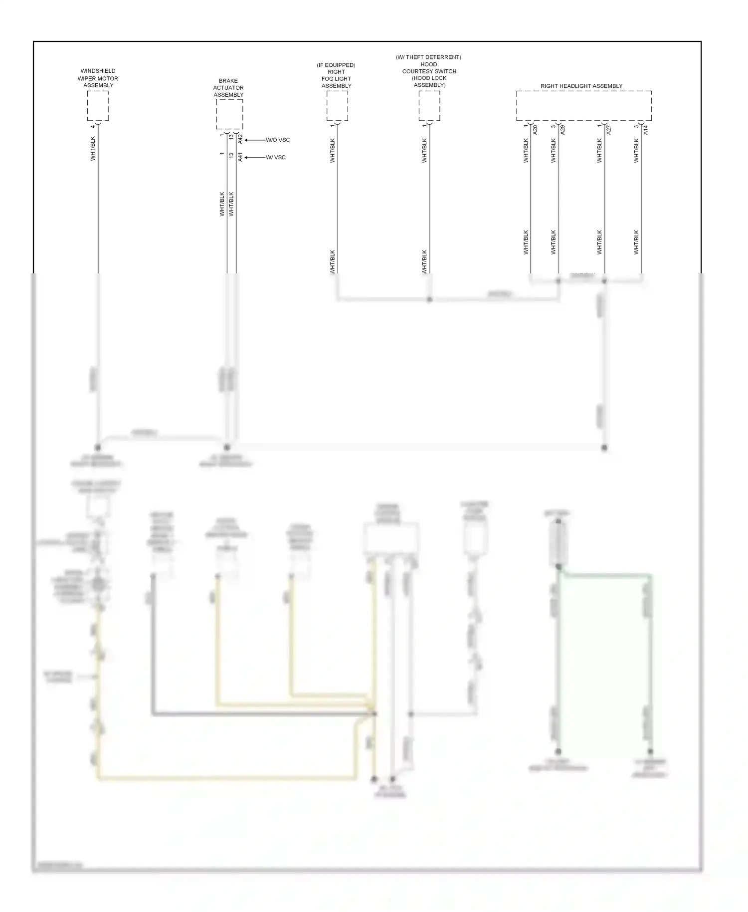 Toyota Corolla XI (2012-2016) engine control module wiring diagram  (2 of 2)