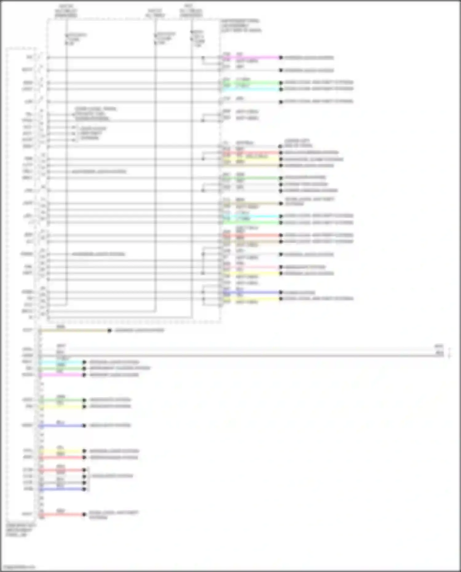 Corolla Toyota XII (2018-2024): Body control modules circuit, sedan (1 of 2)