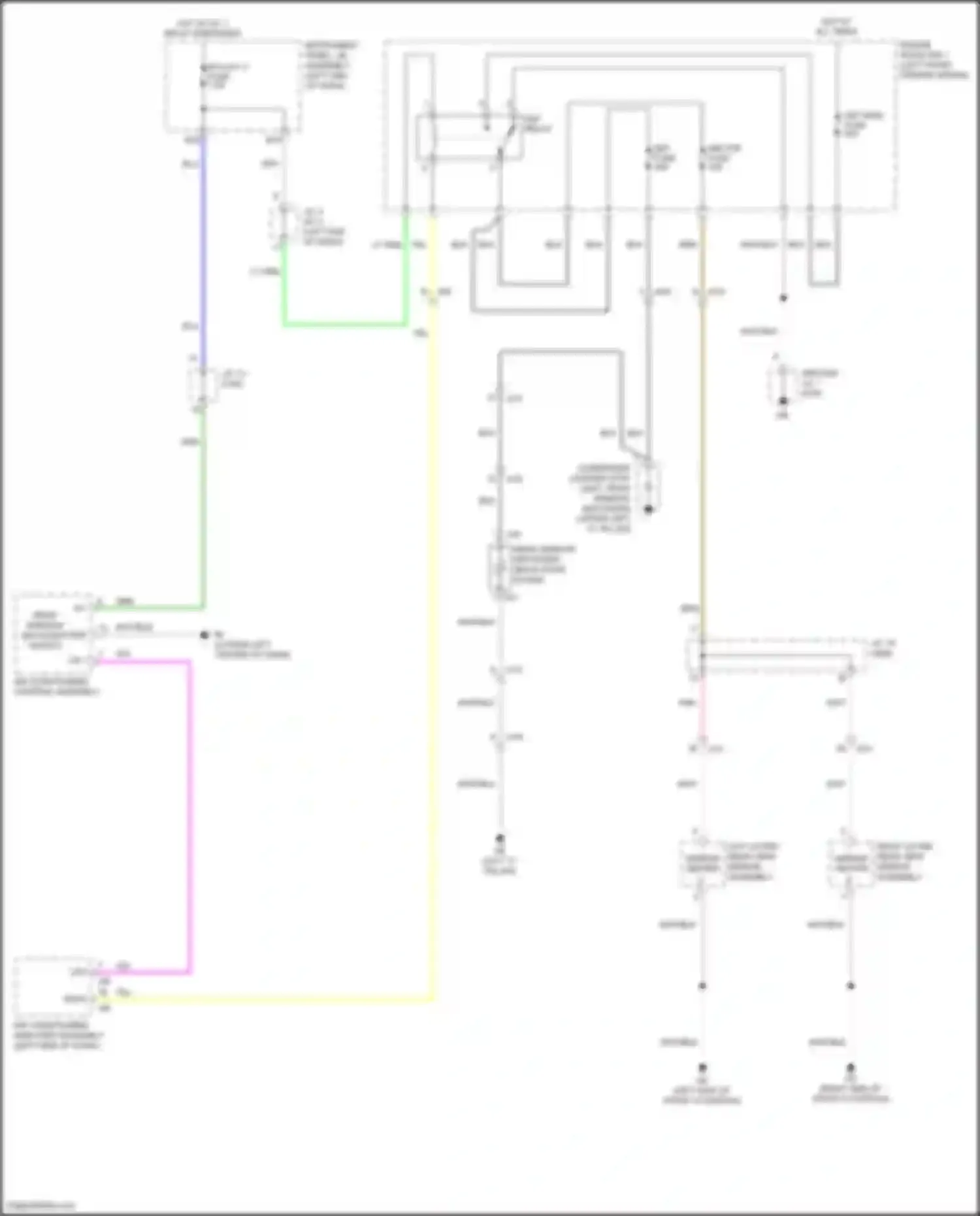 Corolla Toyota XII (2018-2024): Mirror heater & rear defogger circuit, hatchback