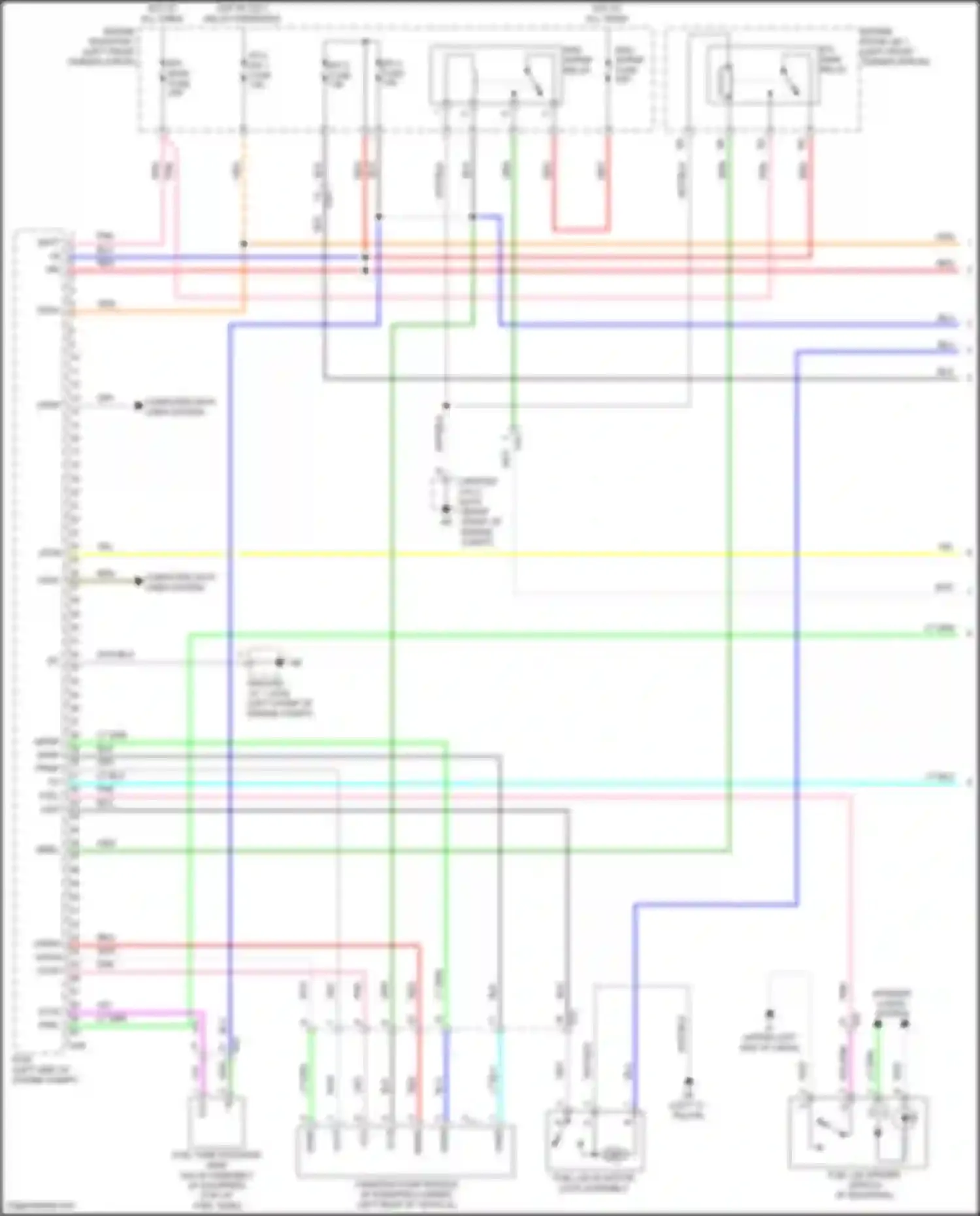 Corolla Toyota XII (2018-2024): Wiring diagram engine performance 1.8l hybrid, engine controls circuit (1 of 5)
