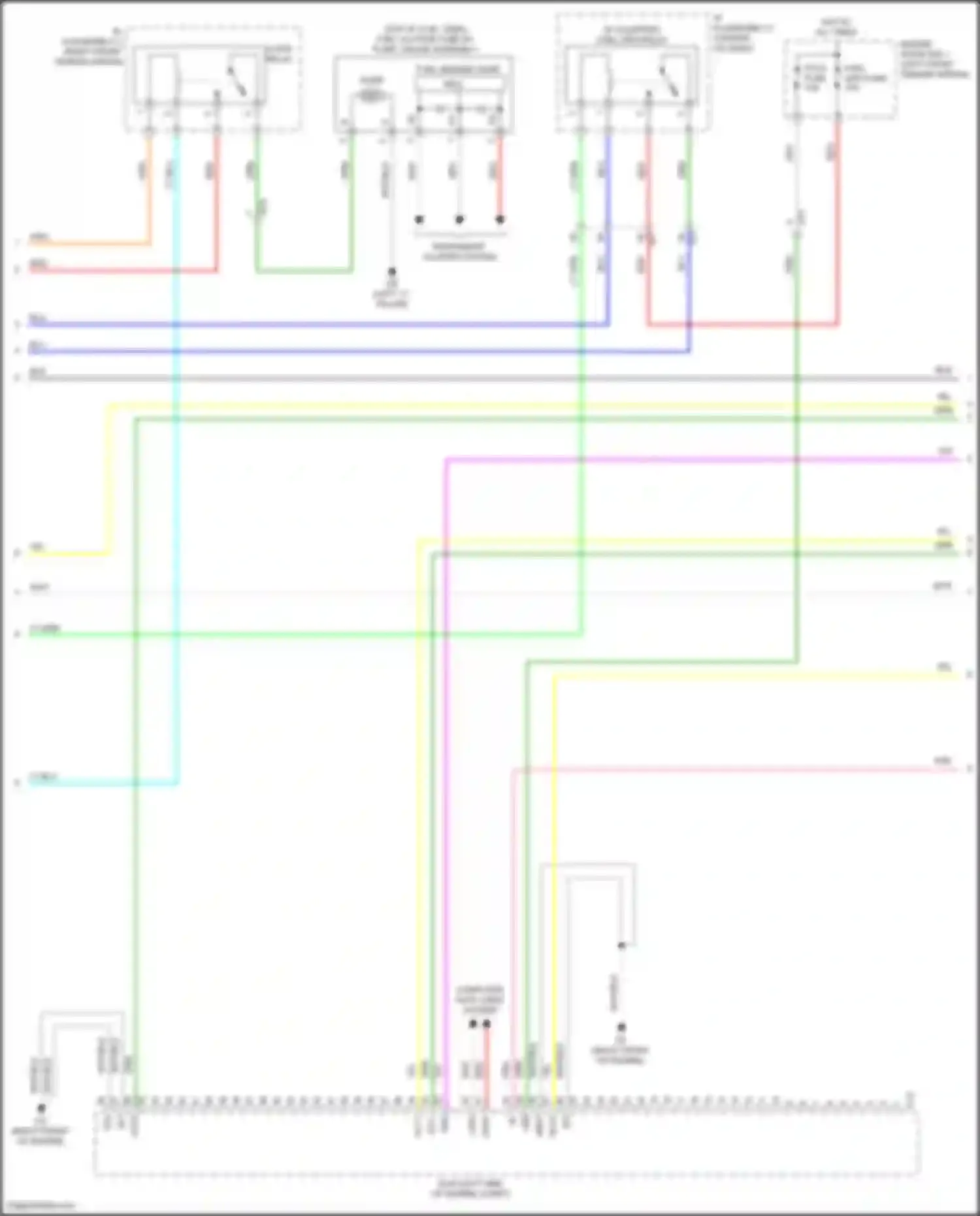 Corolla Toyota XII (2018-2024): Wiring diagram engine performance 1.8l hybrid, engine controls circuit (2 of 5)