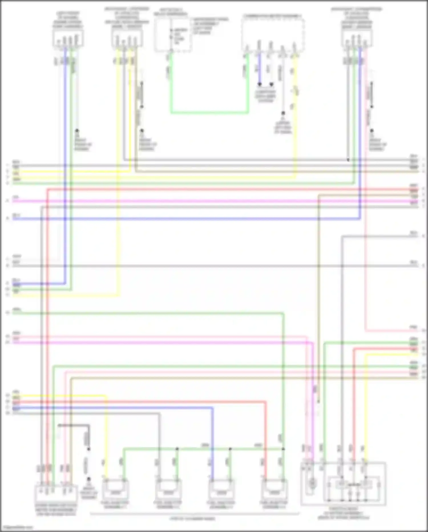Corolla Toyota XII (2018-2024): Wiring diagram engine performance 1.8l hybrid, engine controls circuit (4 of 5)