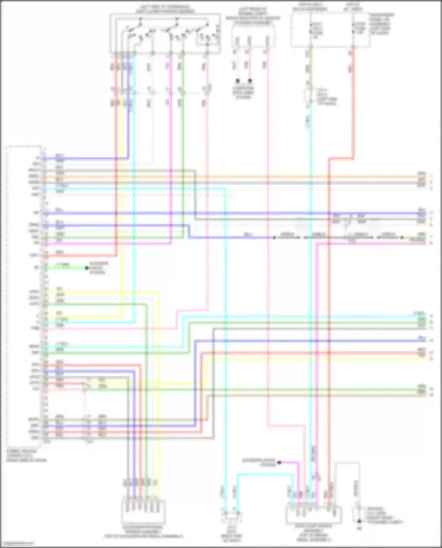 Corolla Toyota XII (2018-2024): Wiring diagram engine performance 1.8l hybrid, hybrid system circuit, nickel metal hydride battery (1 of 6)