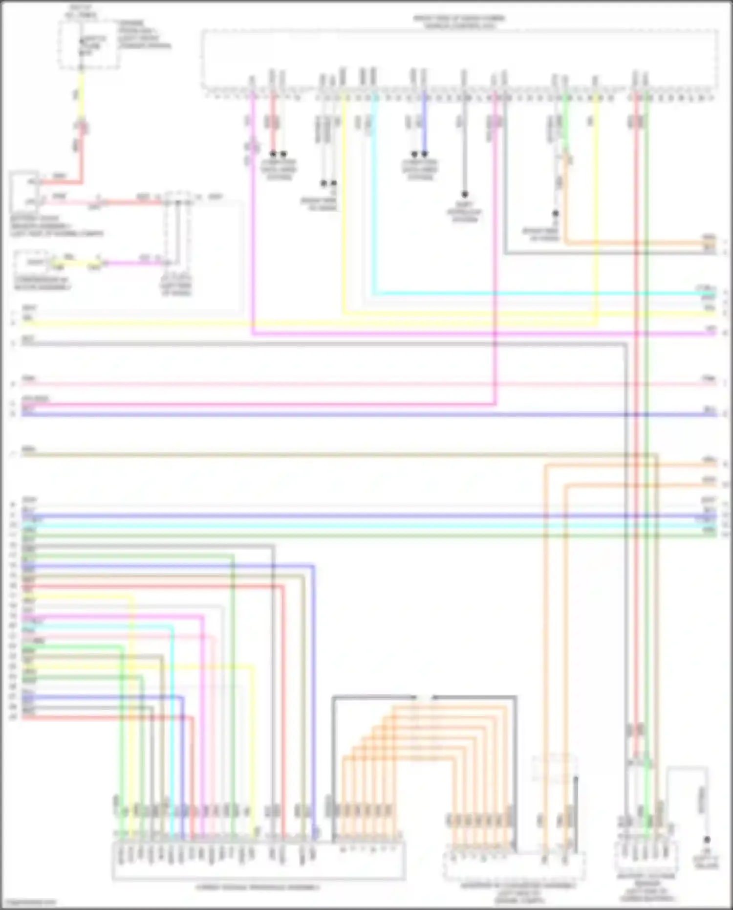 Corolla Toyota XII (2018-2024): Wiring diagram engine performance 1.8l hybrid, hybrid system circuit, nickel metal hydride battery (3 of 6)
