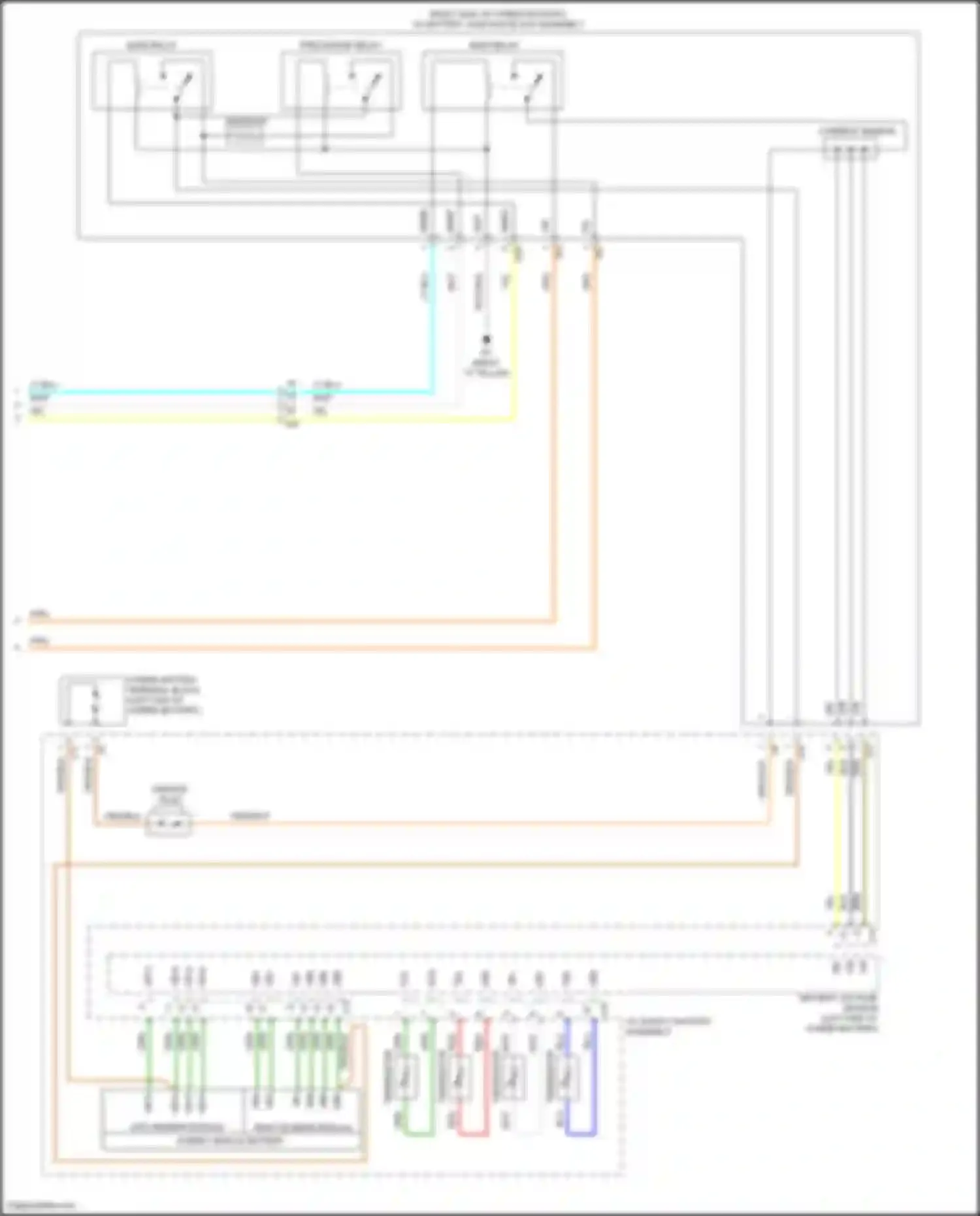 Corolla Toyota XII (2018-2024): Wiring diagram engine performance 1.8l hybrid, hybrid system circuit, nickel metal hydride battery (6 of 6)