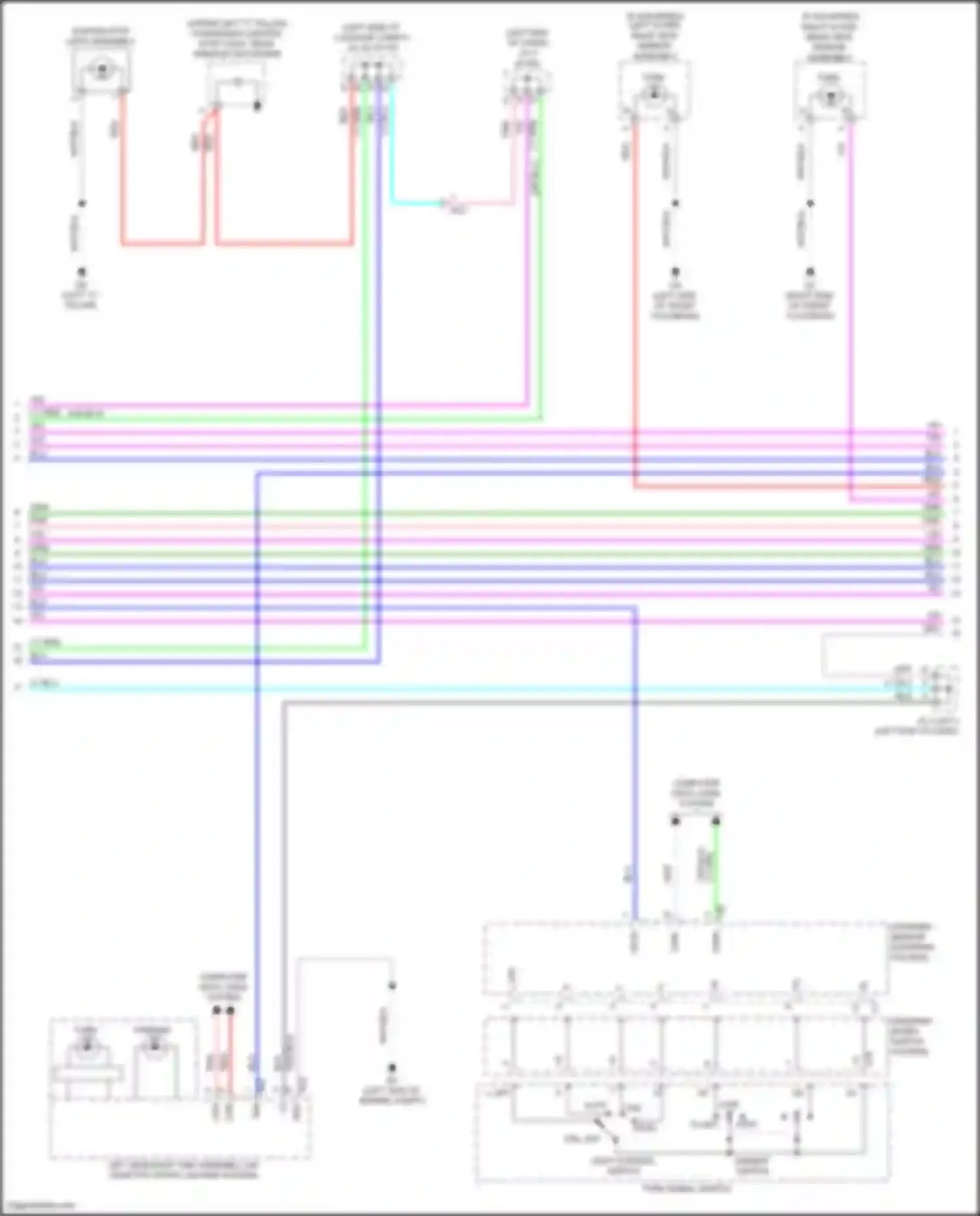 Corolla Toyota XII (2018-2024): Exterior lamps circuit, sedan (5 of 6)